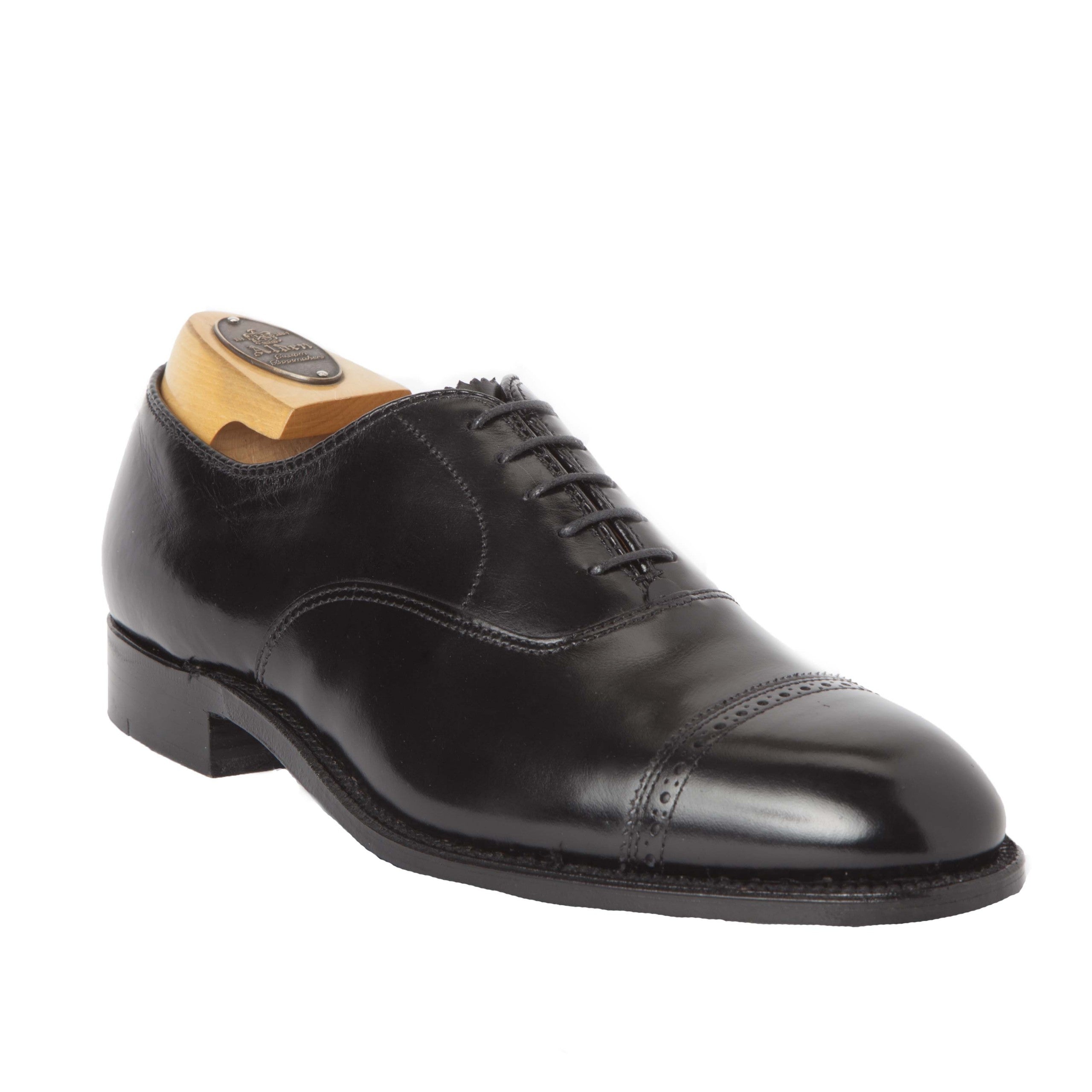  901 - Straight Tip Bal in Black Calfskin、mySite、preschool7hills