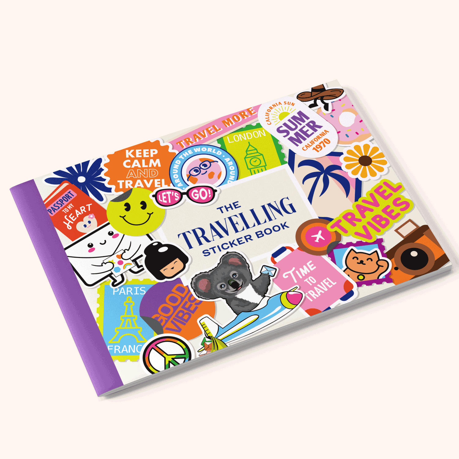  Travelling Sticker Book - Reusable Release Book、mySite、ghnorth