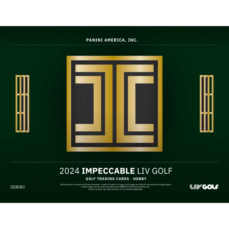 2024 Panini Impeccable LIV Golf Hobby 3 Box Case、mySite、waistdrama