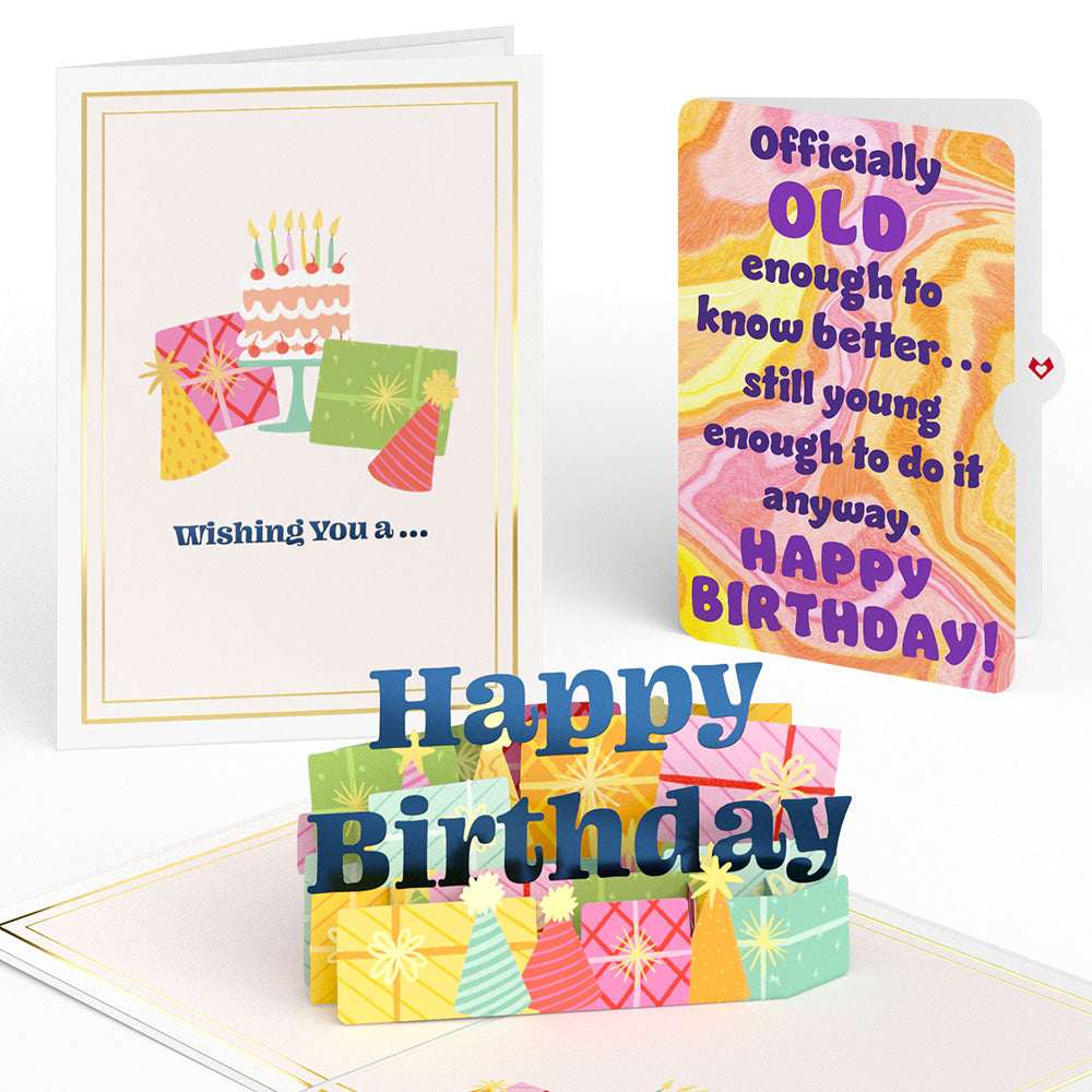 Wishing You a Happy Birthday Pop-Up Card and Sentiment Set、mySite、solidvoid
