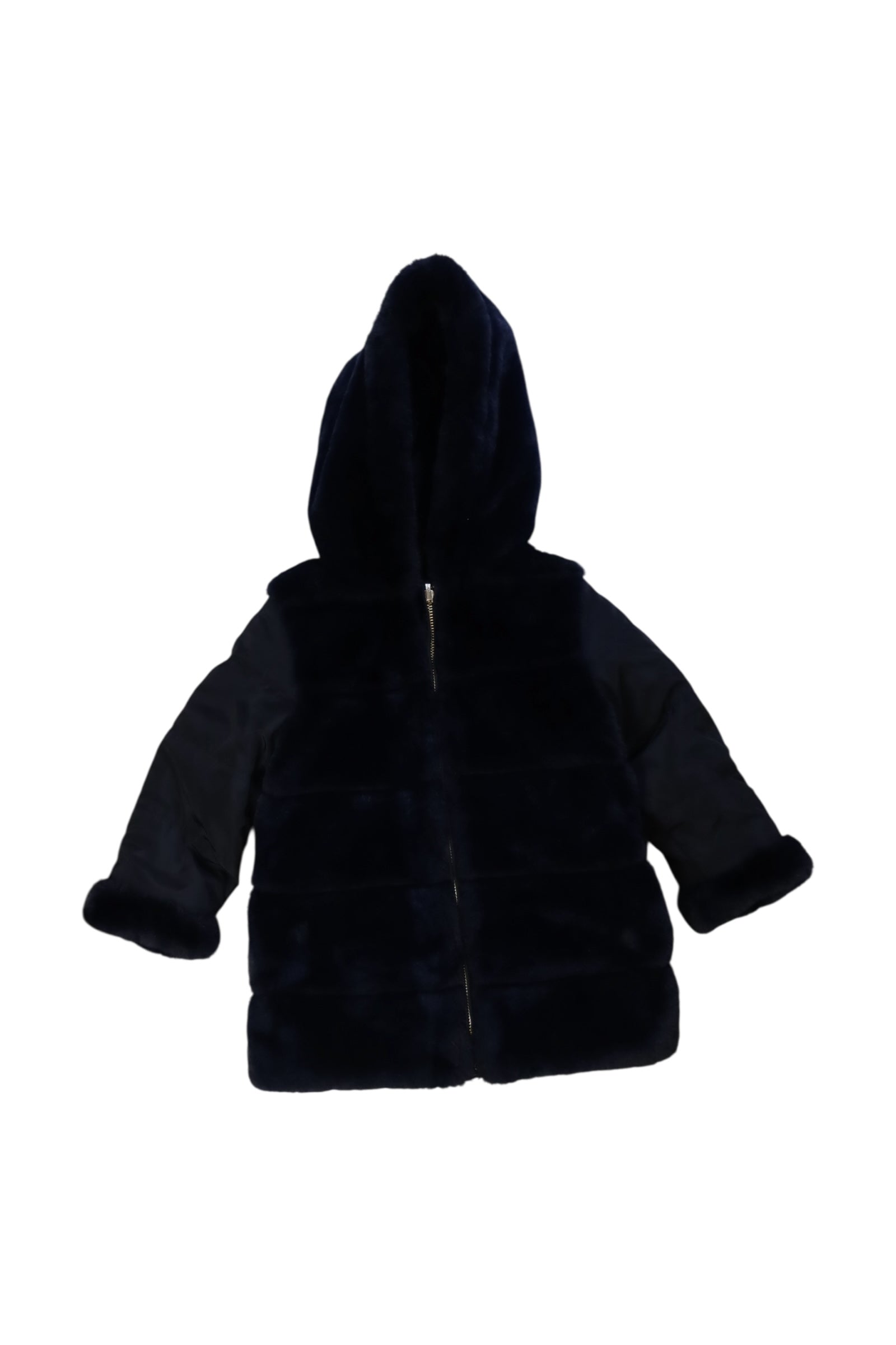 Tartine Et Chocolat Hooded Velvet Coat - 4T、mySite、g9winljtr