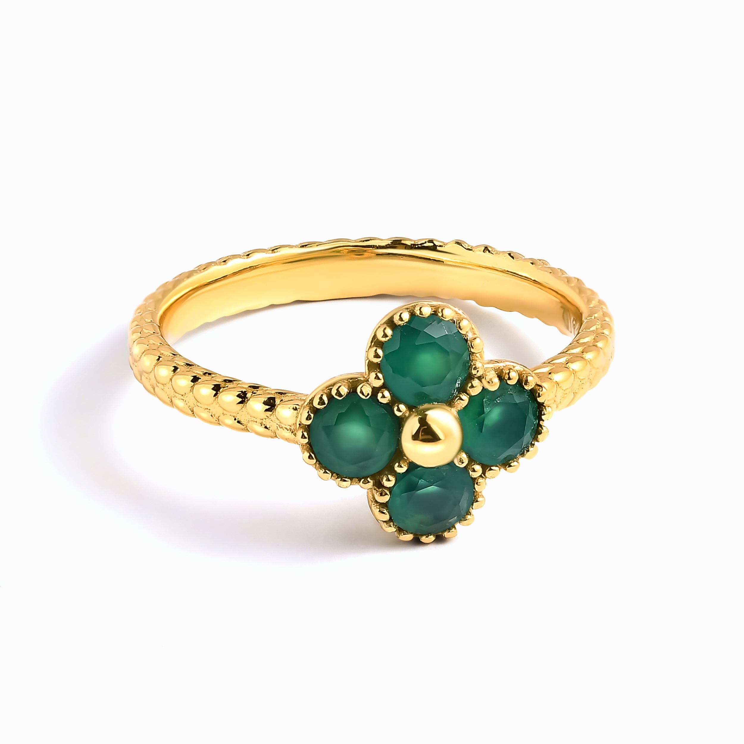 Lucky Me Ring - Green Onyx、mySite、hinf8tx79