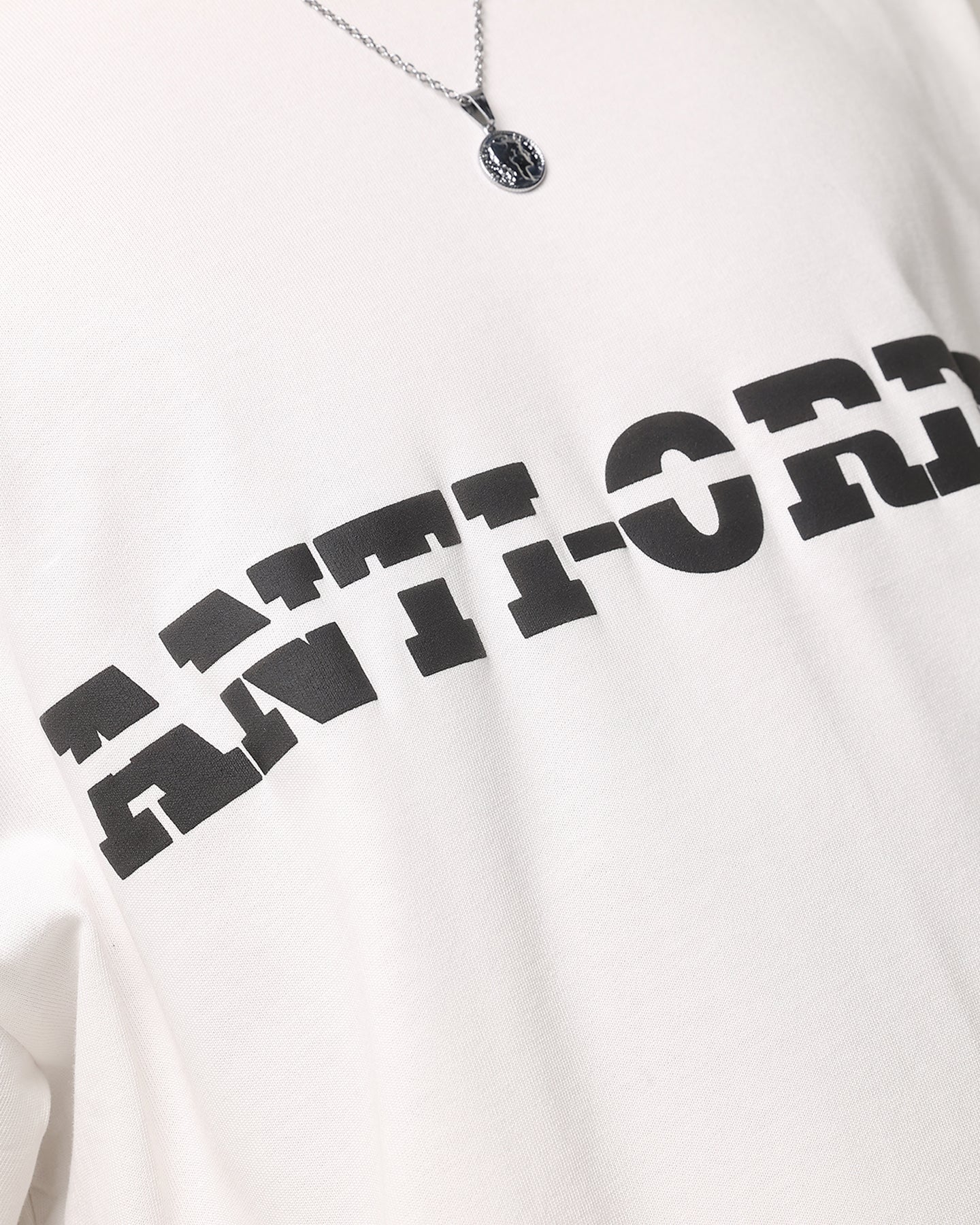 The Anti Order A-Track Mock Neck T-Shirt Off White/Black、mySite、zt4zffjzw