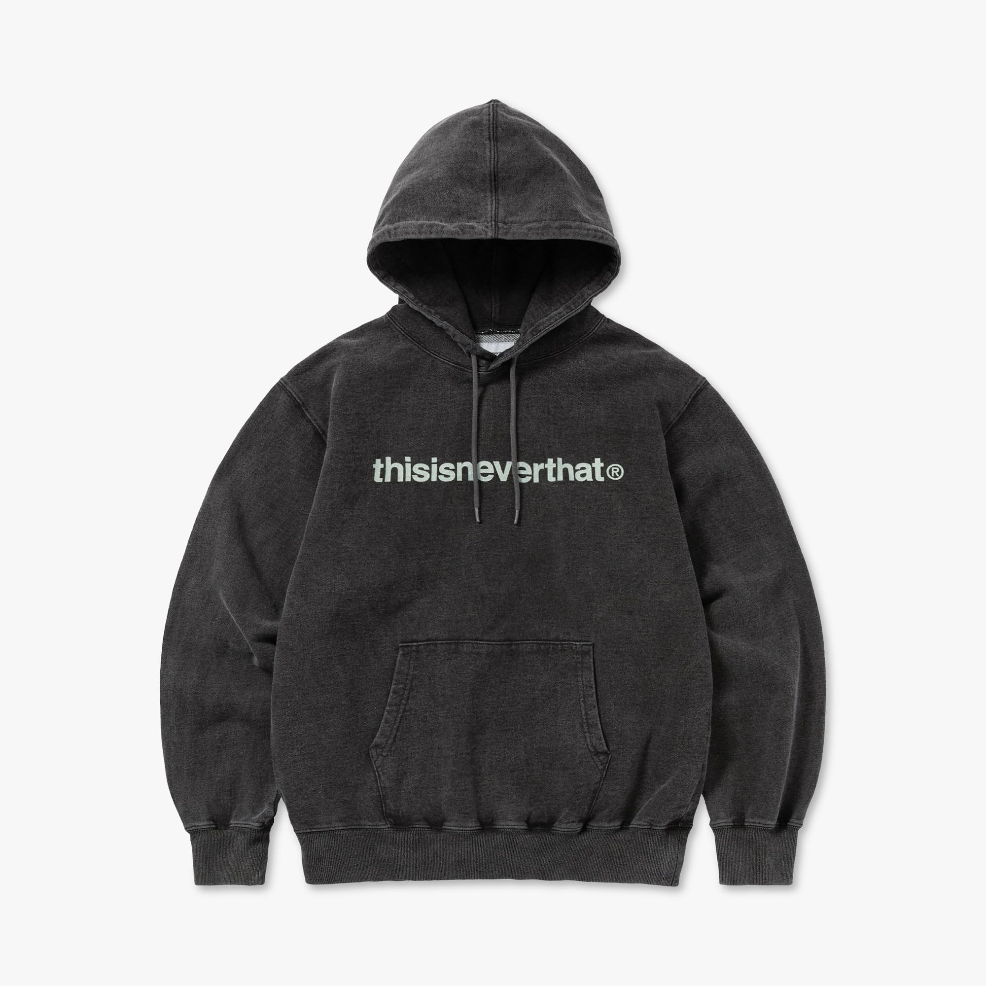  thisisneverthat T-Logo Hoodie Washed Black、mySite、merchandisen
