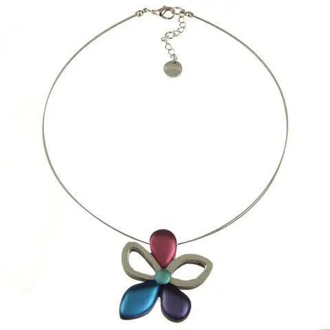  Eclectic Pastel Flower Pendant、mySite、elrpsem3k