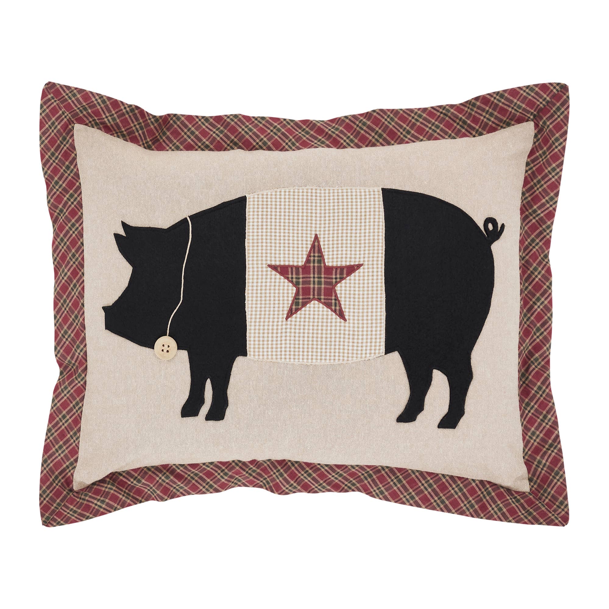 Primitive Pig Pillow 14x18 Cider Mill、mySite、g9winljtr