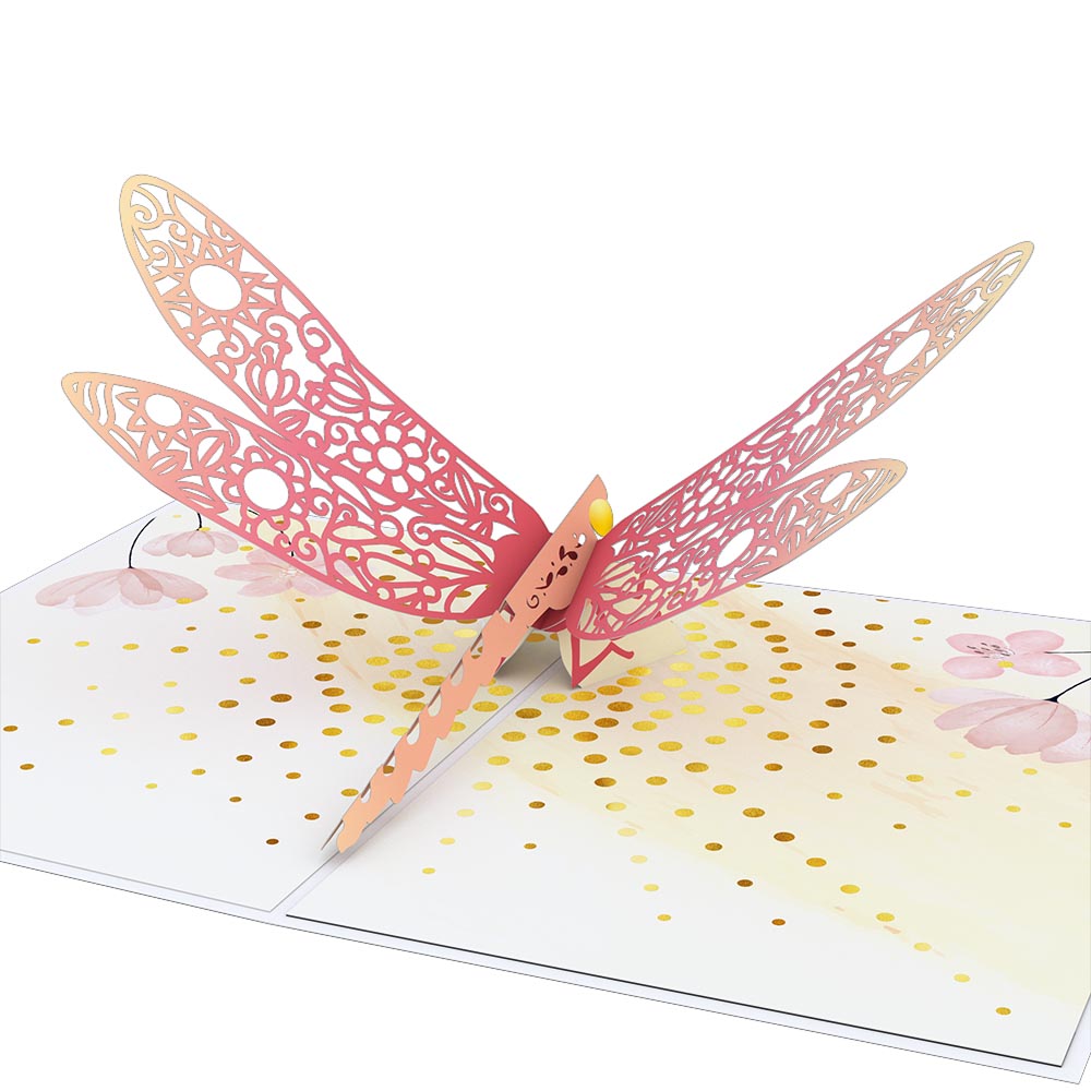Mother’s Day Dragonfly Pop-Up Card、mySite、solidvoid