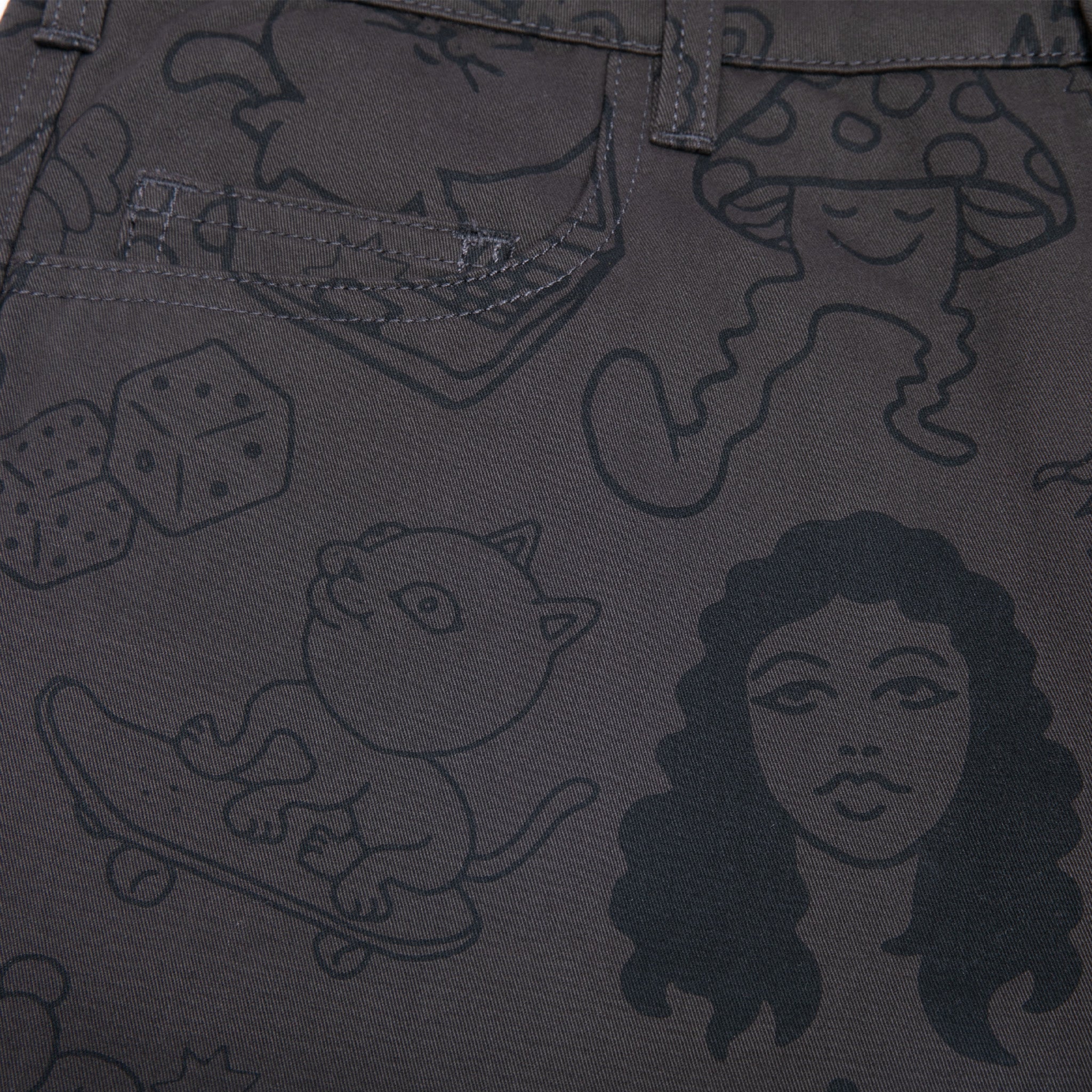  Nerm Doodle Twill Shorts (Chocolate)、mySite、merchandisen