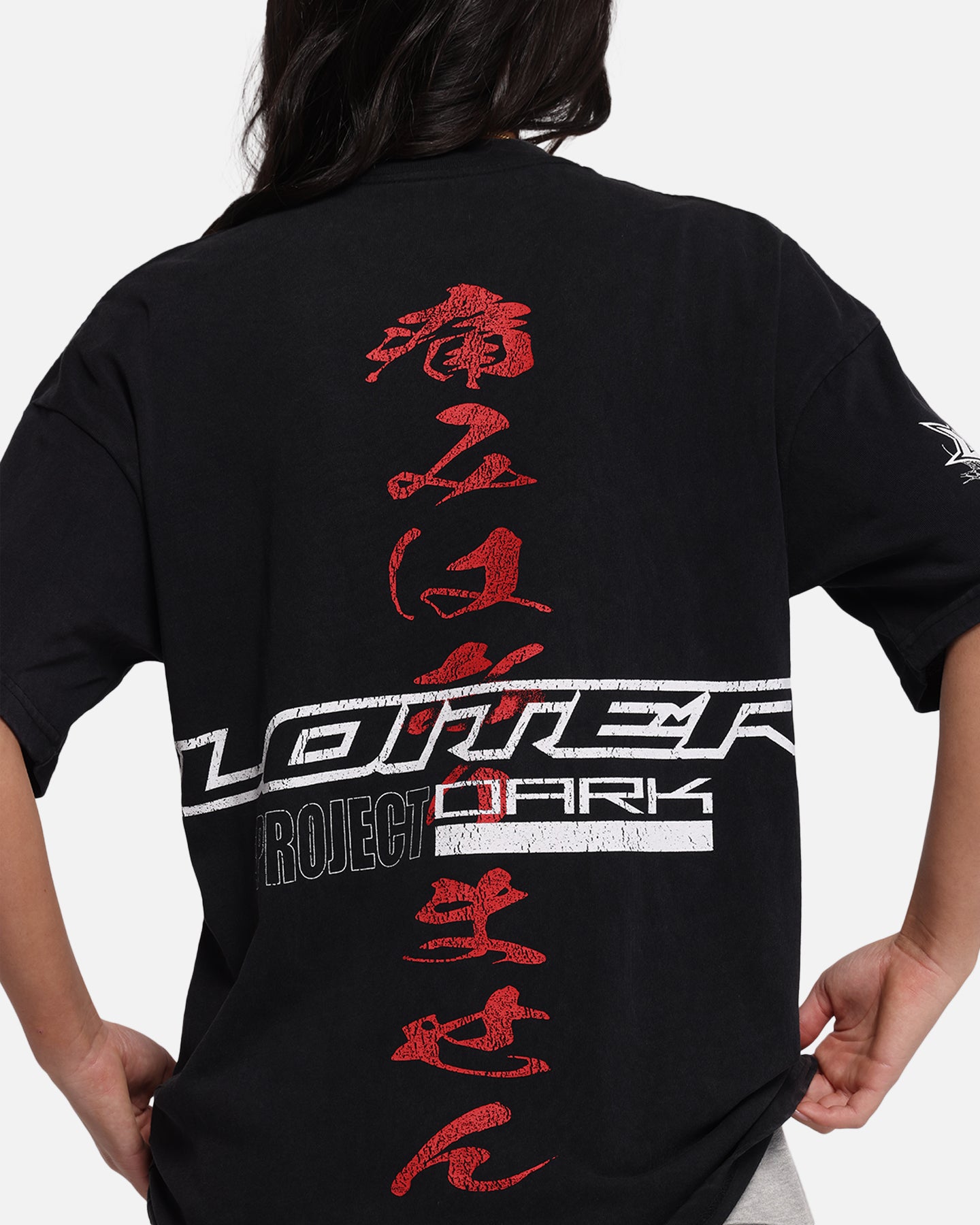 Loiter Cybernetics Vintage T-Shirt Black Acidwash、mySite、zt4zffjzw