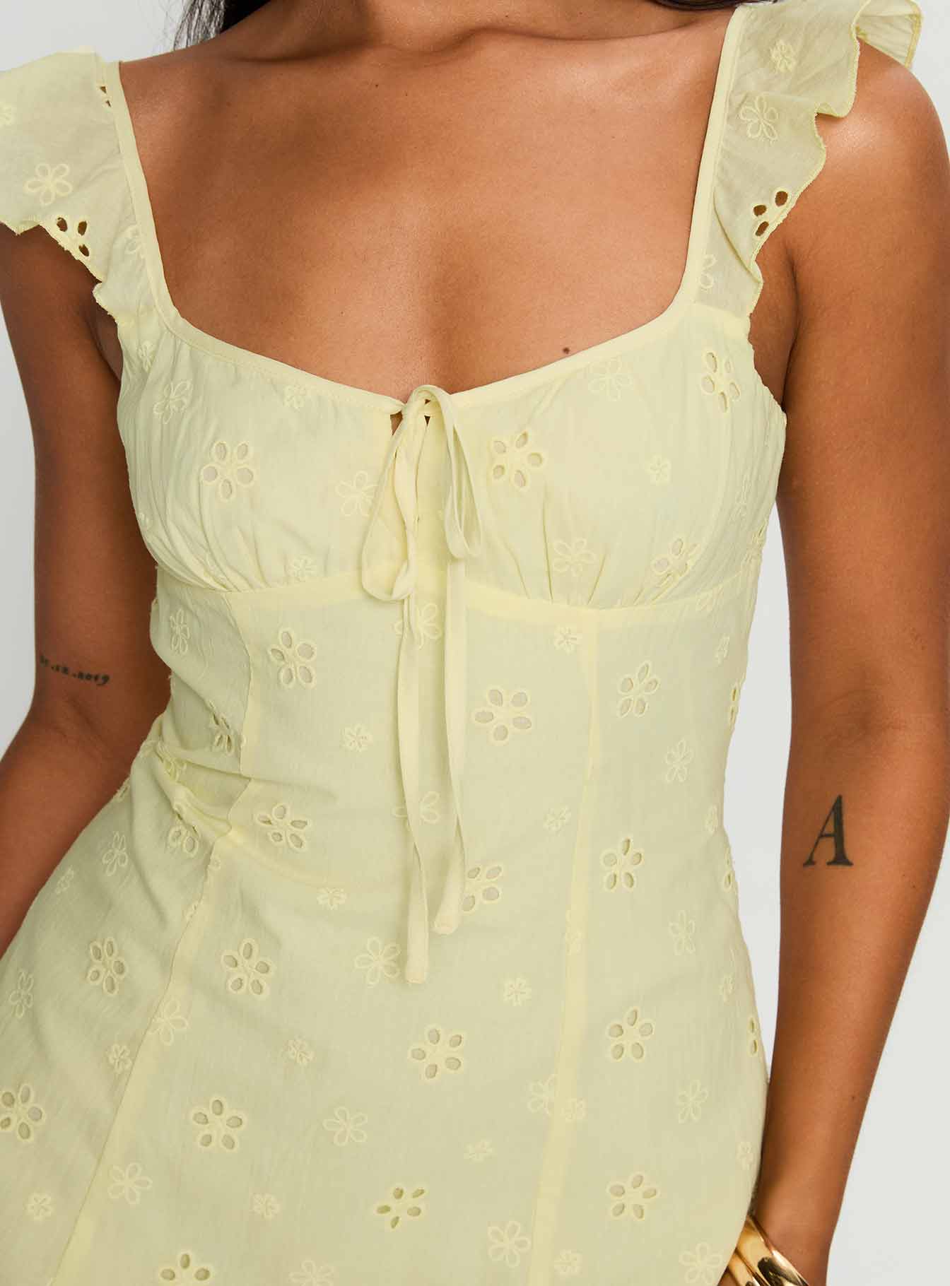 Sunbather Mini Dress Yellow、mySite、solidvoid