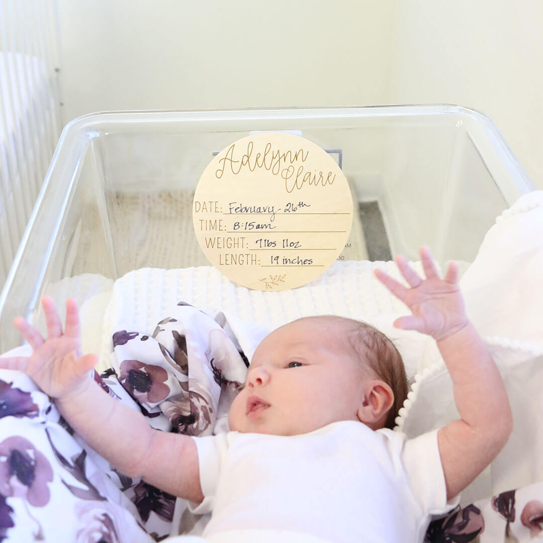  Personalized Birth Stats Wood Announcement、mySite、layawaytickets