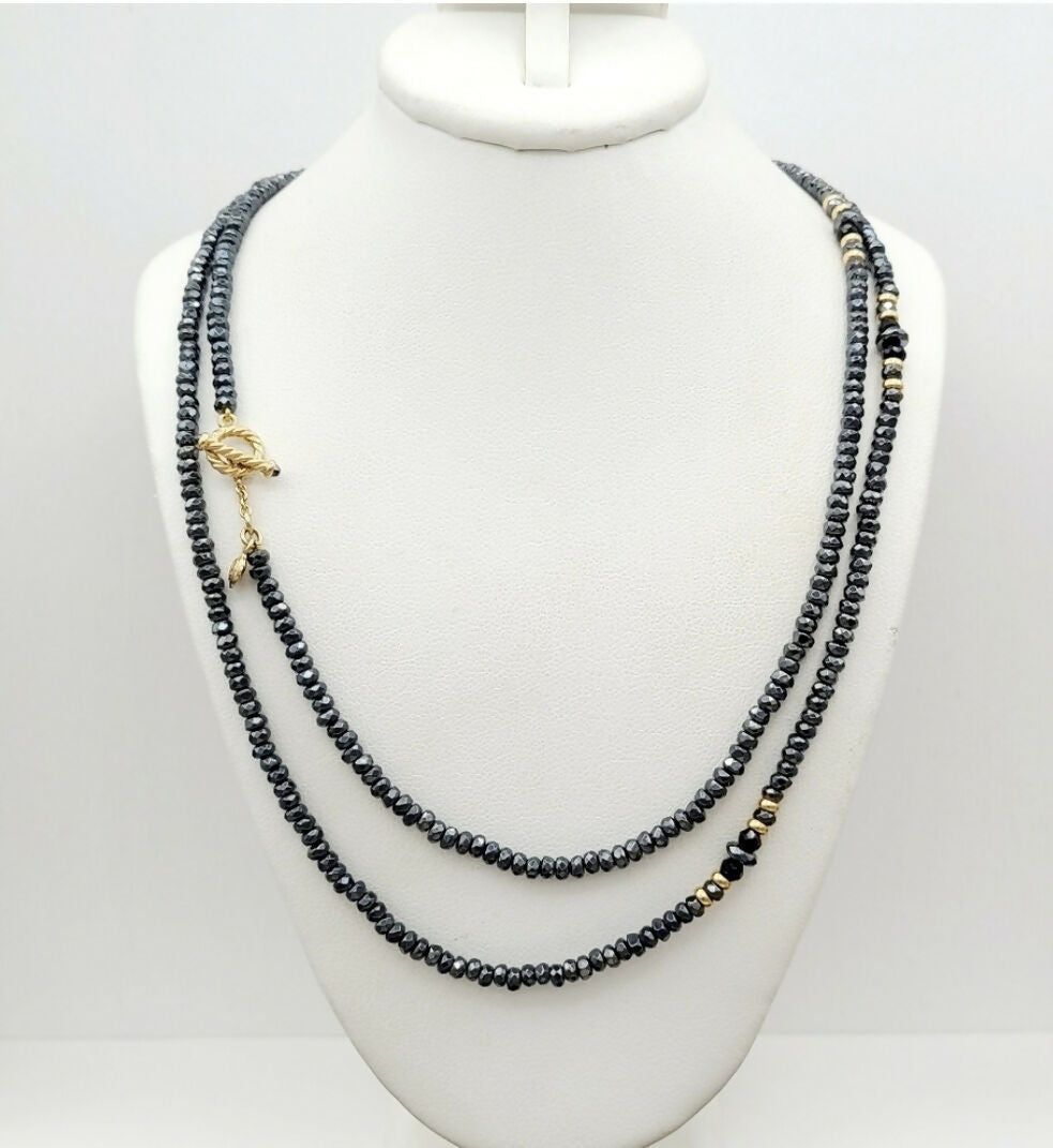 David Yurman Osetra Tweejoux Necklace鈥揌ematine Onyx & Gold、mySite、hinf8tx79