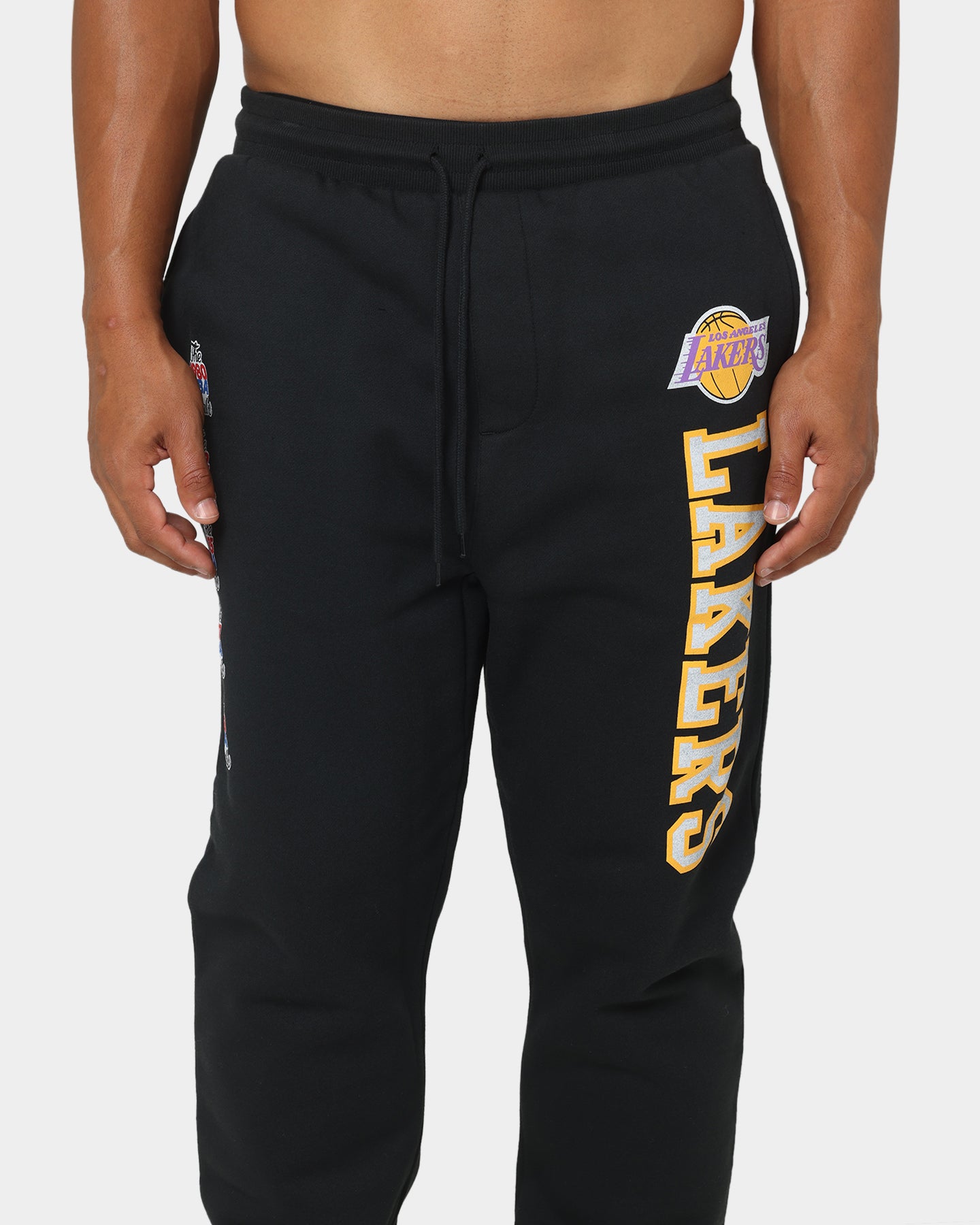 Mitchell & Ness Los Angeles Lakers Vintage Finals Sweat Pants Faded Black、mySite、zt4zffjzw