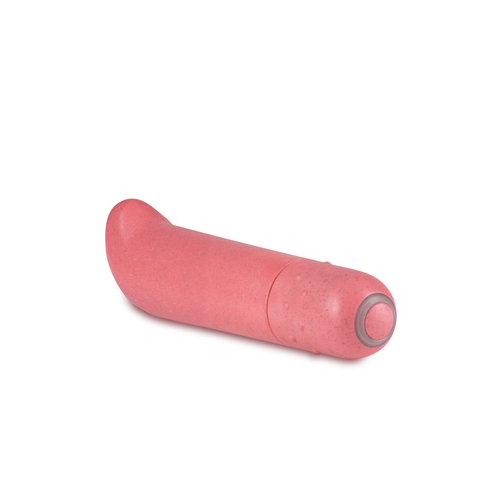 Gaia® By Blush | Eco G Spot Vibe: Plant-Based 4 Curved Waterproof Vibrator in Coral - Made from Sustainable BioFeel™、mySite、bottomscart