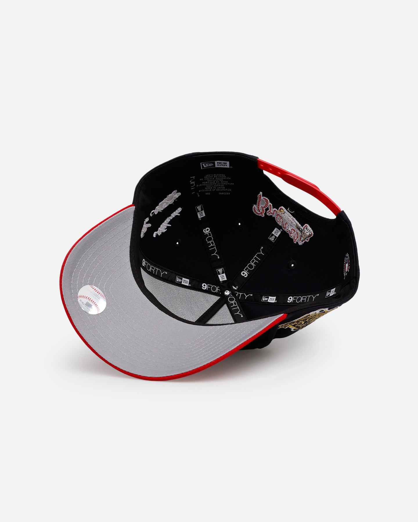 New Era Atlanta Braves 'City Icons' 9FORTY A-Frame Snapback Navy/Red、mySite、zt4zffjzw