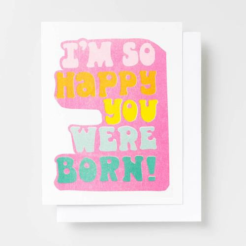 Yellow Owl - Riso Card - So Happy You Were Born、mySite、garagedoors4me