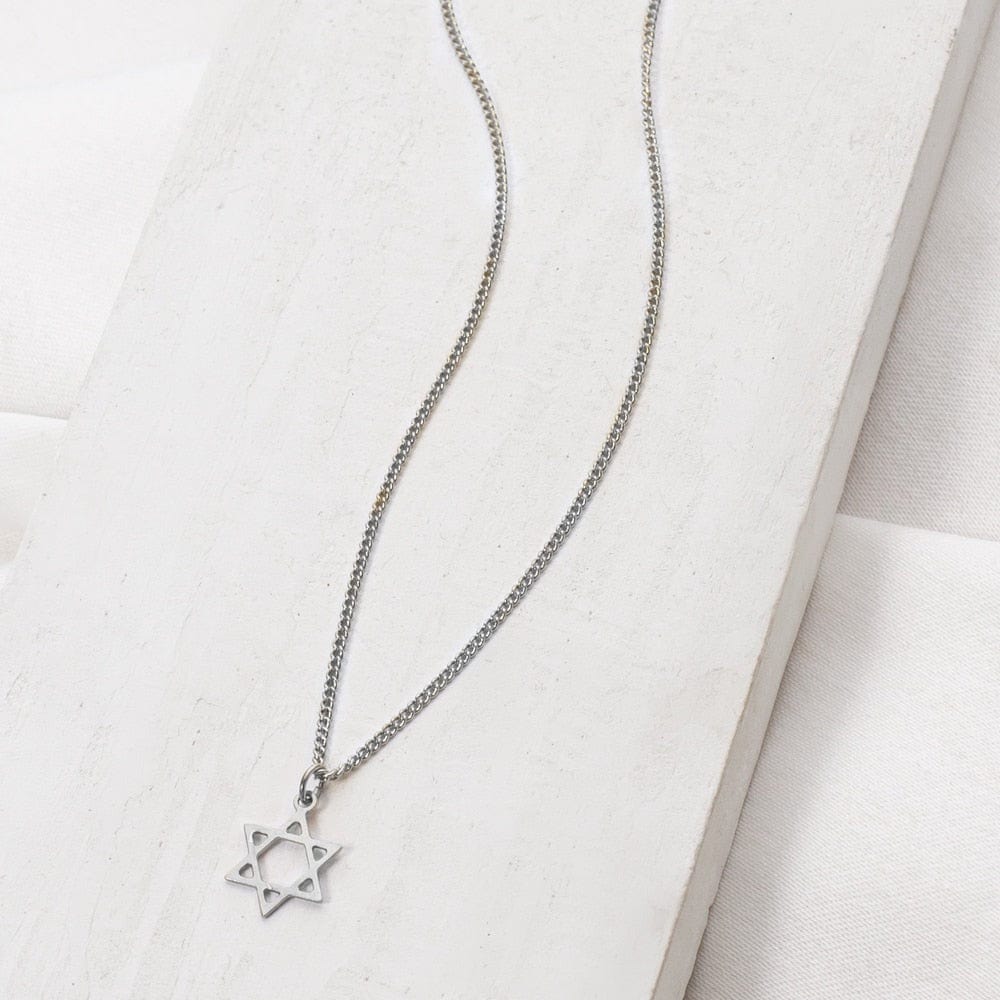Tiny Star of David Necklace - Silver、mySite、topwebapps