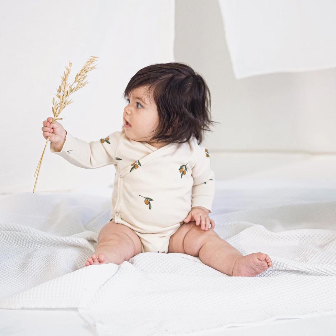  Organic Zoo Wrap Bodysuit - Olive Garden、mySite、merchandisen