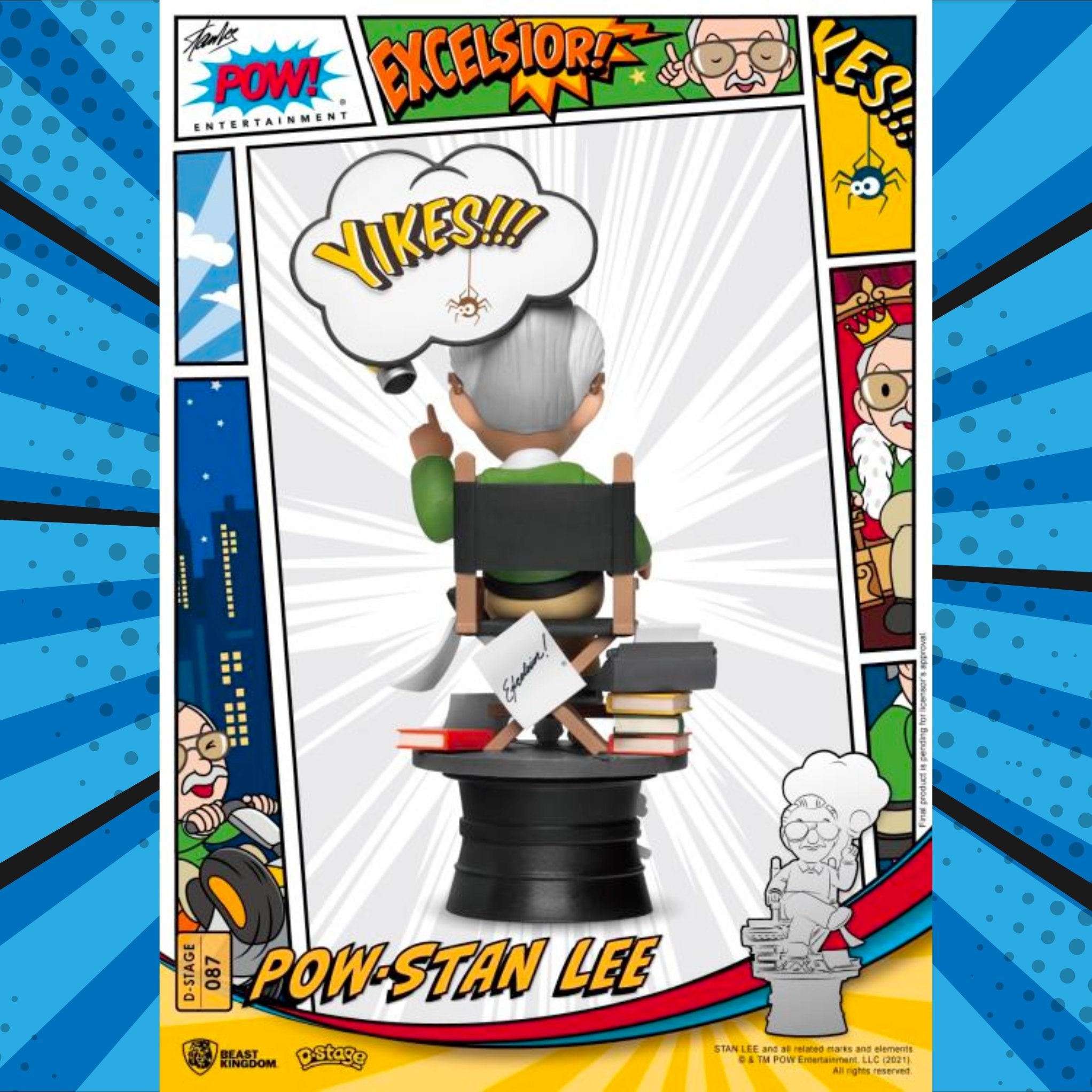 Stan Lee D-Stage DS-087 Stan Lee (POW) Statue、mySite、hgirdovlk