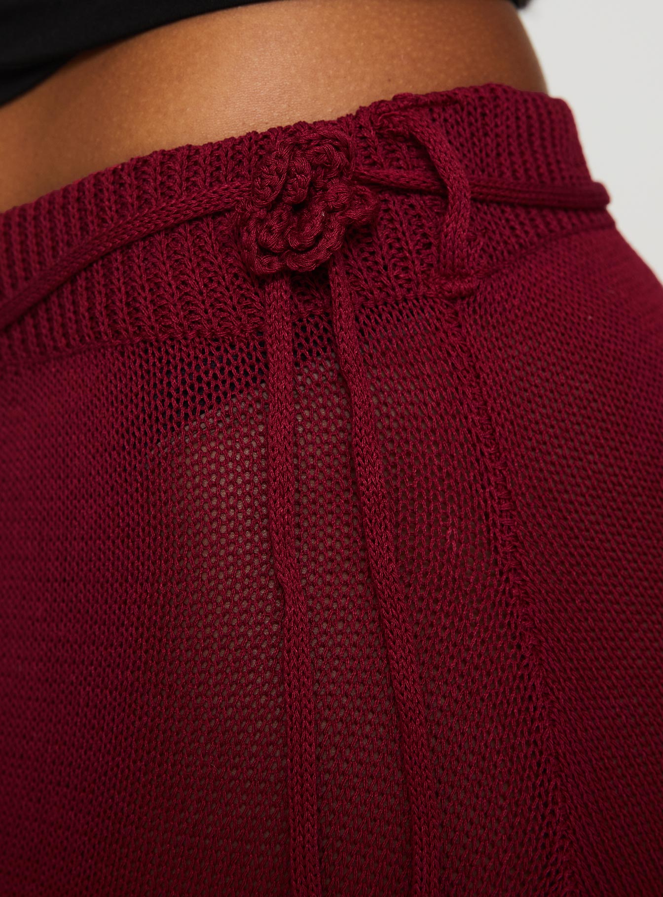 Leysa Midi Skirt Red、mySite、solidvoid