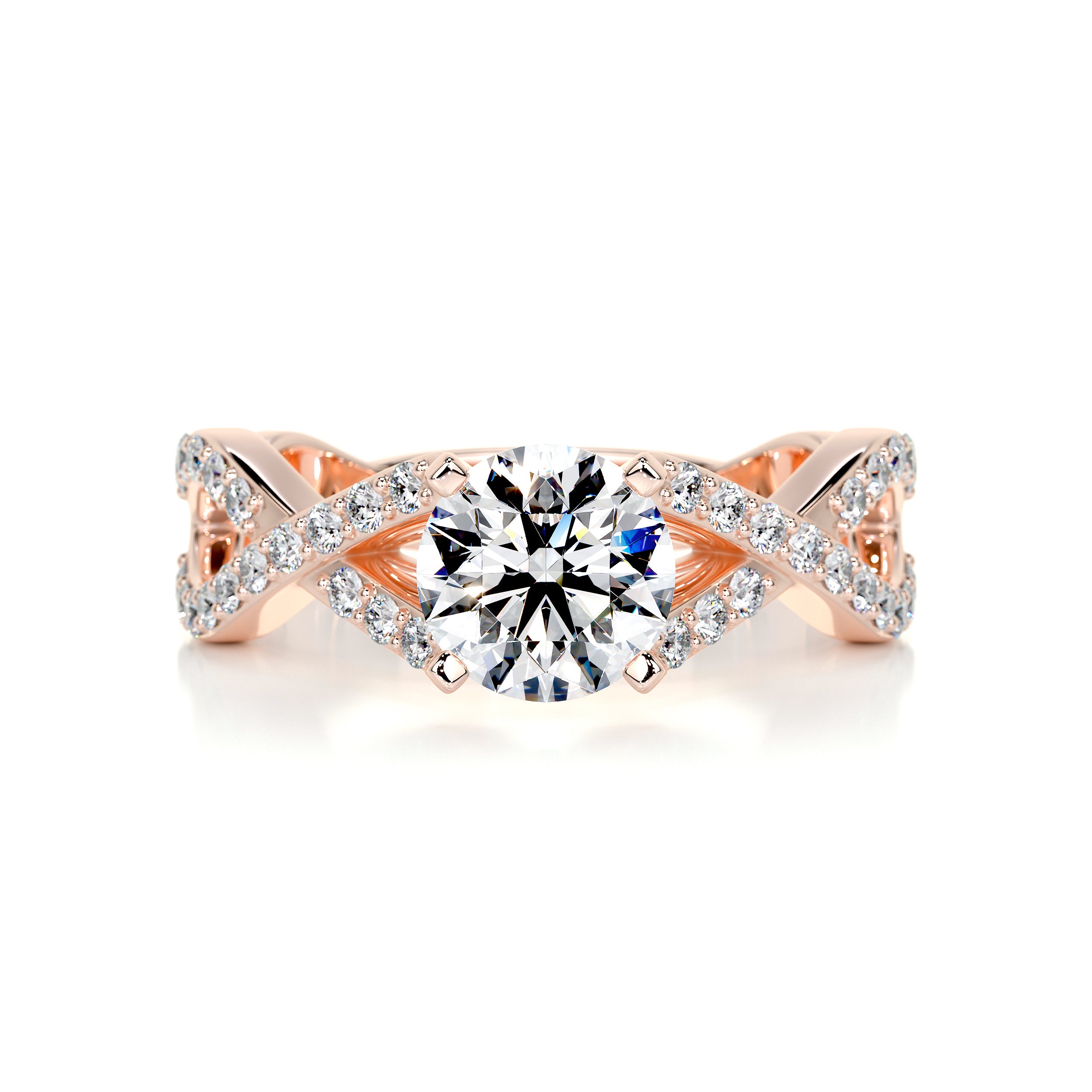 Emery Diamond Engagement Ring -14K Rose Gold、mySite、hinf8tx79