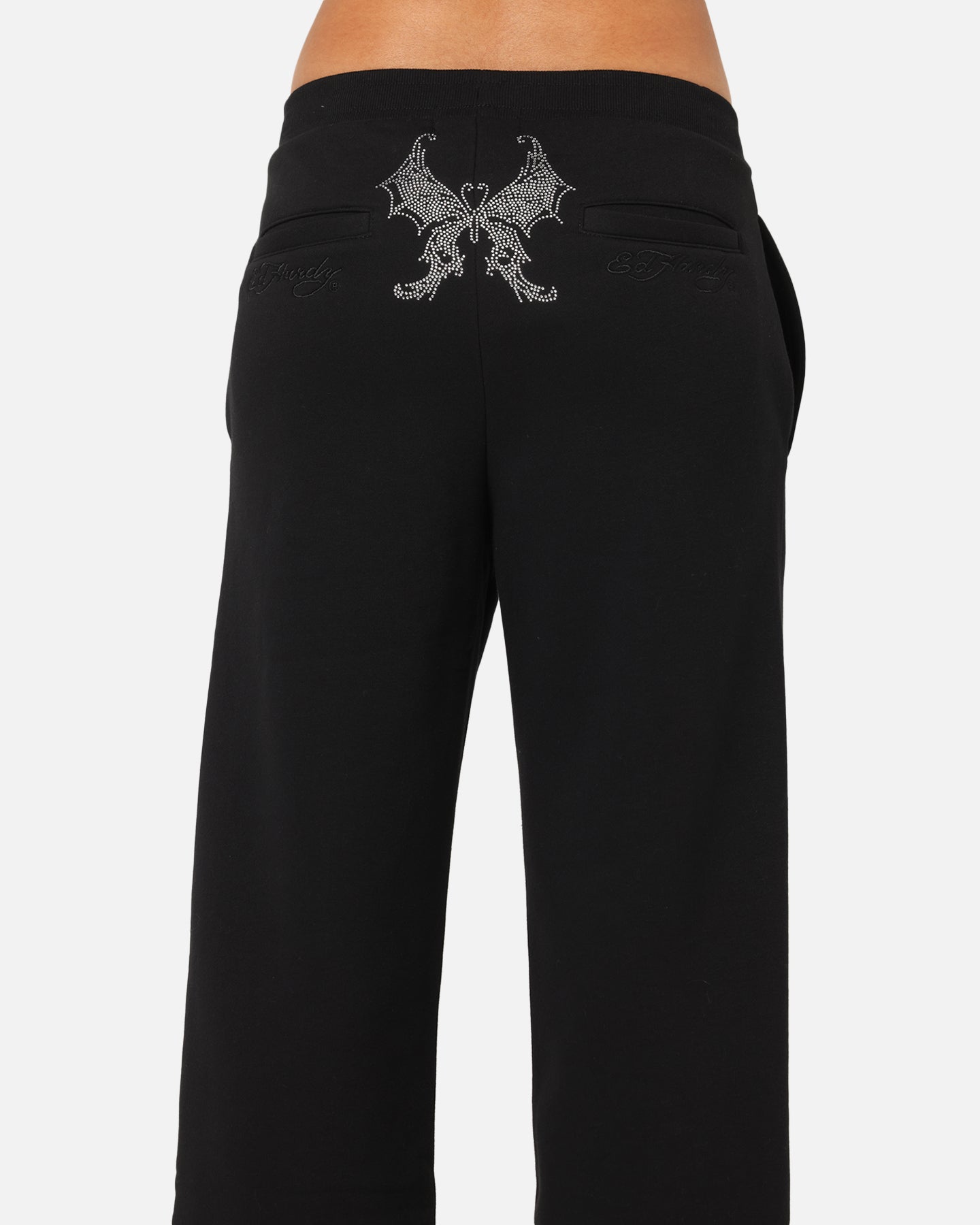 Ed Hardy Women's Butterfly Effect Trackpants Black、mySite、zt4zffjzw
