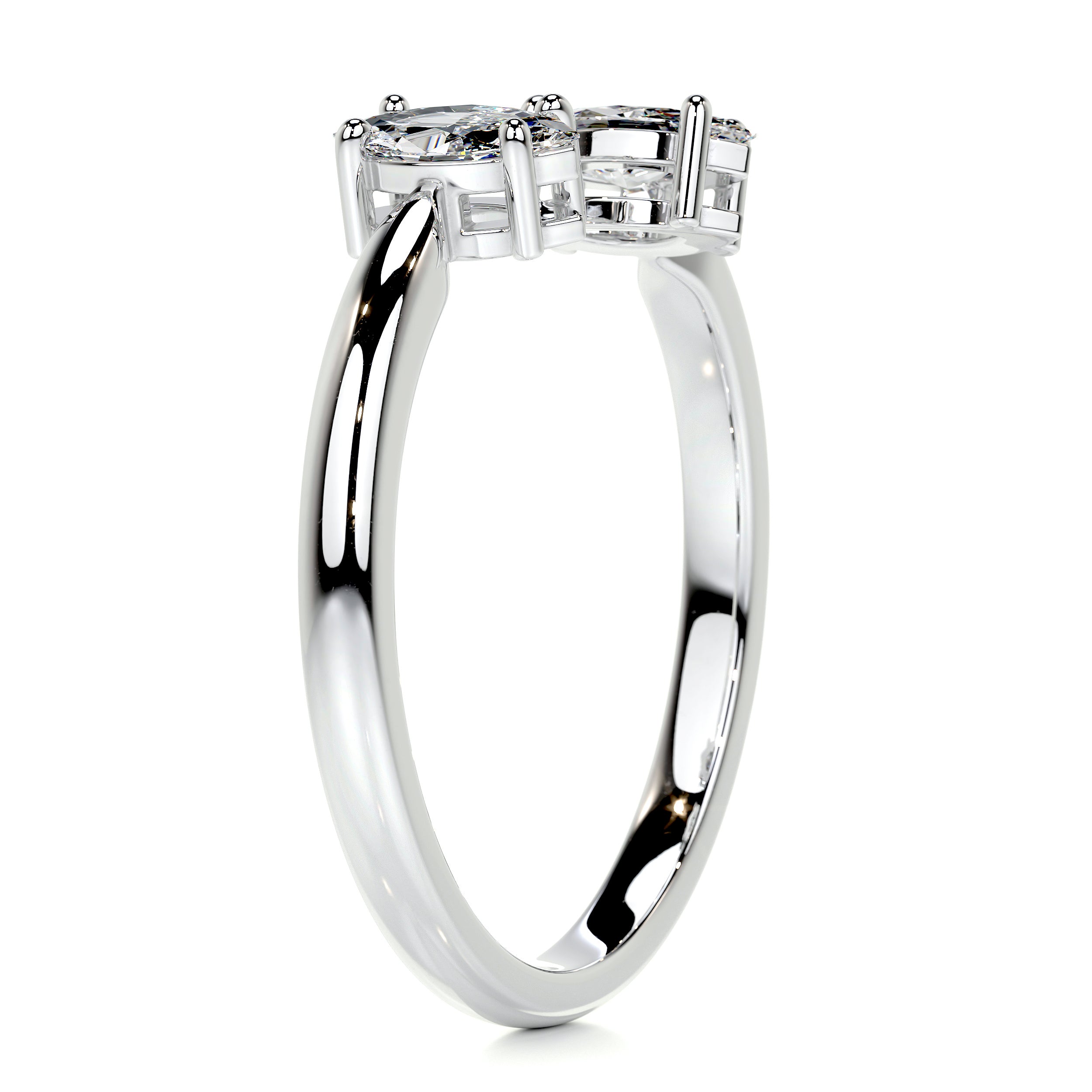 Celine Fashion Ring (0.36 Carat) -18K White Gold、mySite、hinf8tx79