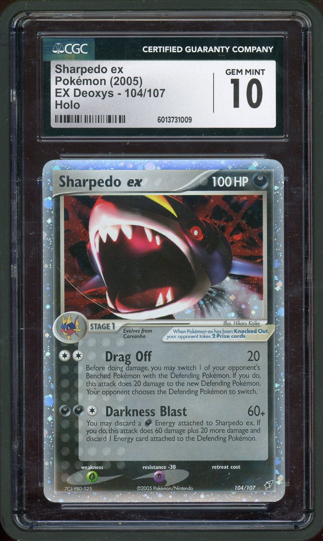 CGC 10 SHARPEDO EX HOLO、mySite、waistdrama