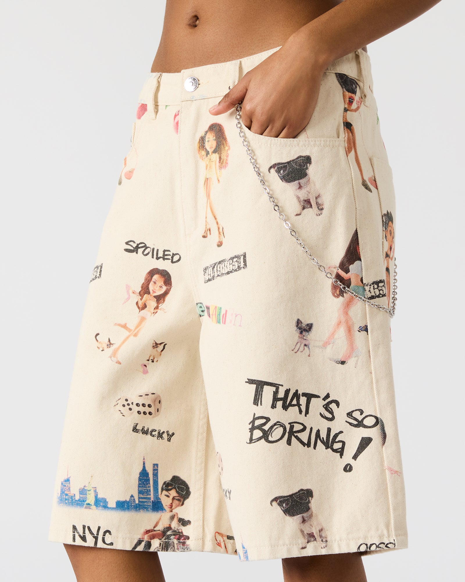 MAGDALEN JEAN SHORT MULTI、mySite、gtrtttuynbv