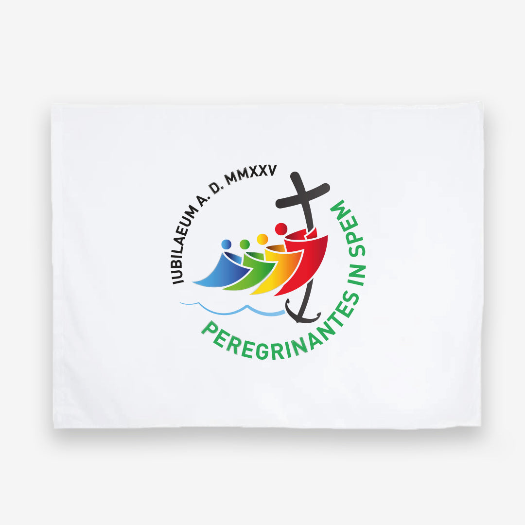 BANDIERA BIANCA 100 X 70 CM GIUBILEO 2025、mySite、topwebapps