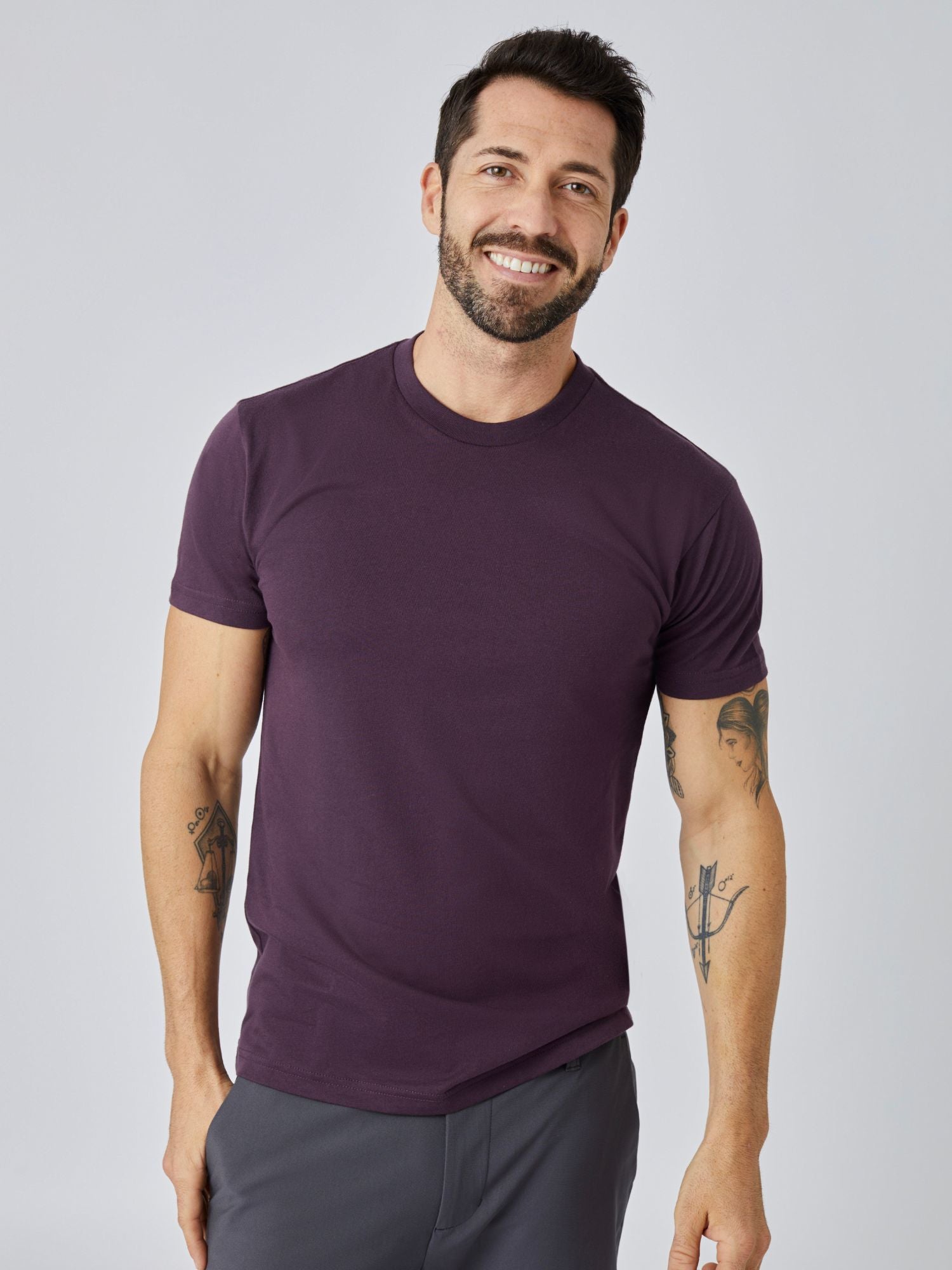  Nordic Purple Crew Neck FINAL SALE、mySite、ghnorth