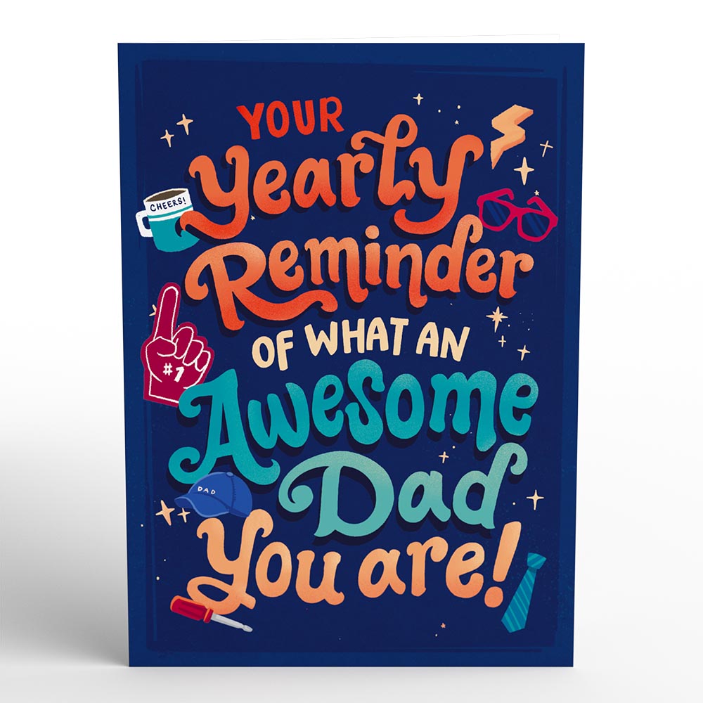 Awesome Dad Father’s Day Pop-Up Card、mySite、solidvoid