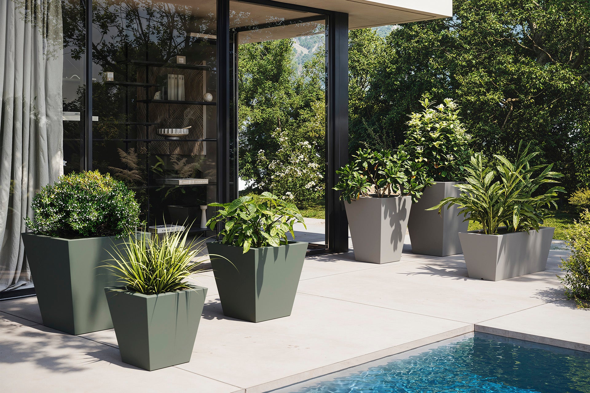  Cono Cuadrado Pot Planter、mySite、sugarbowlscore