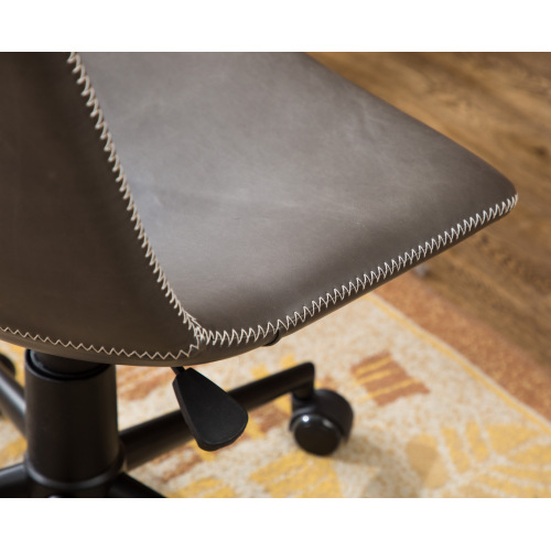 Cesena Faux Leather 360 Swivel Air Lift Office Chair, Antique Brown、、casual