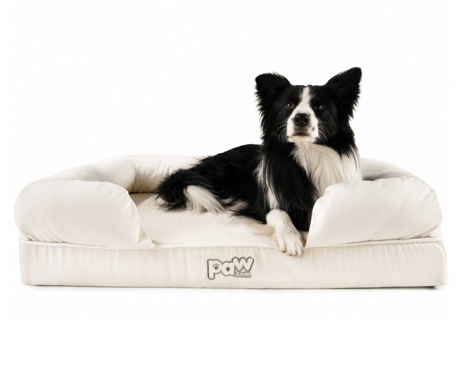 PupLounge™ Memory Foam Dog Bed Cover - White (Bed Not Included)、mySite、solidvoid