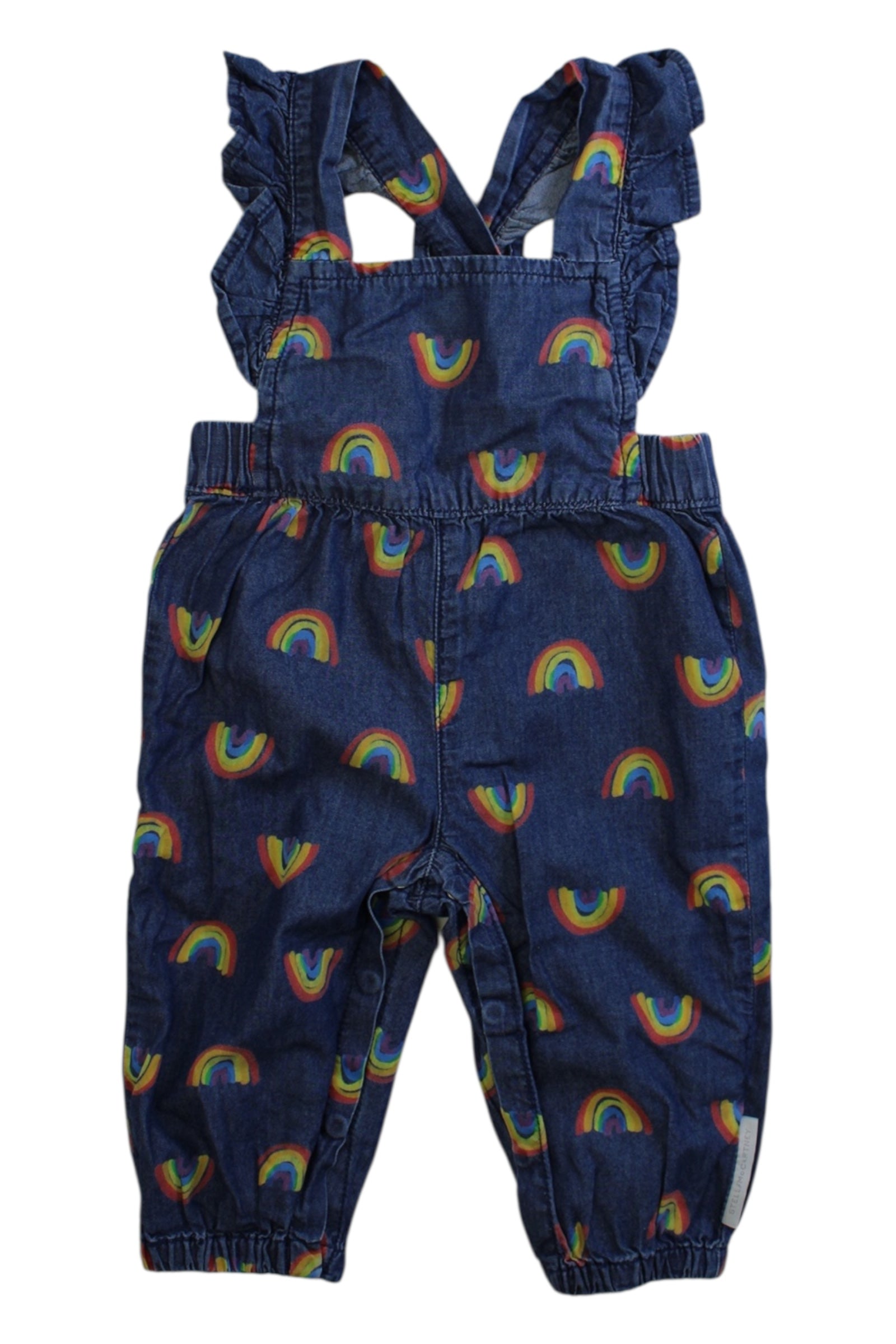 Stella McCartney Rainbow Denim Overalls 6-12M、mySite、g9winljtr