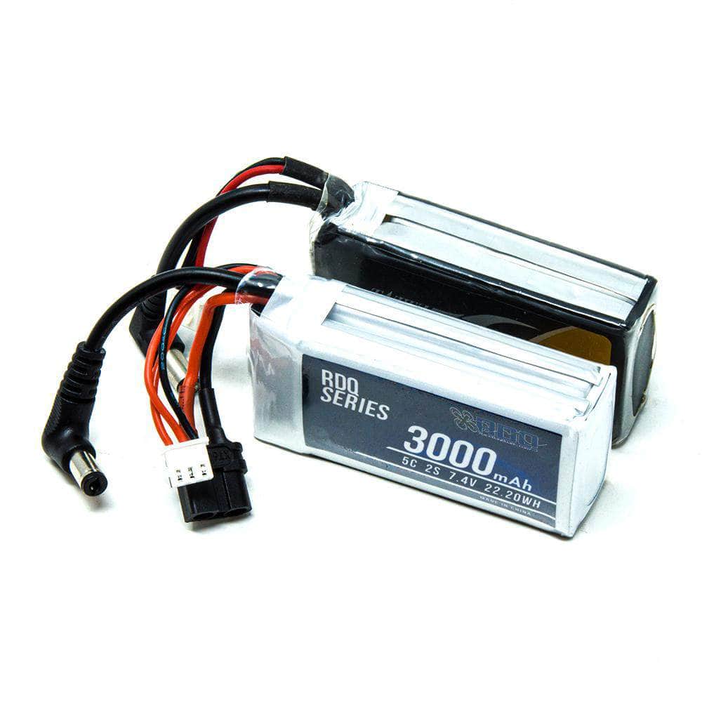  RDQ Series 7.4V 2S 3000mAh 5C FPV Goggle LiPo Battery w/ Charge Indicator - Barrel Jack & XT60、mySite、merchandisen