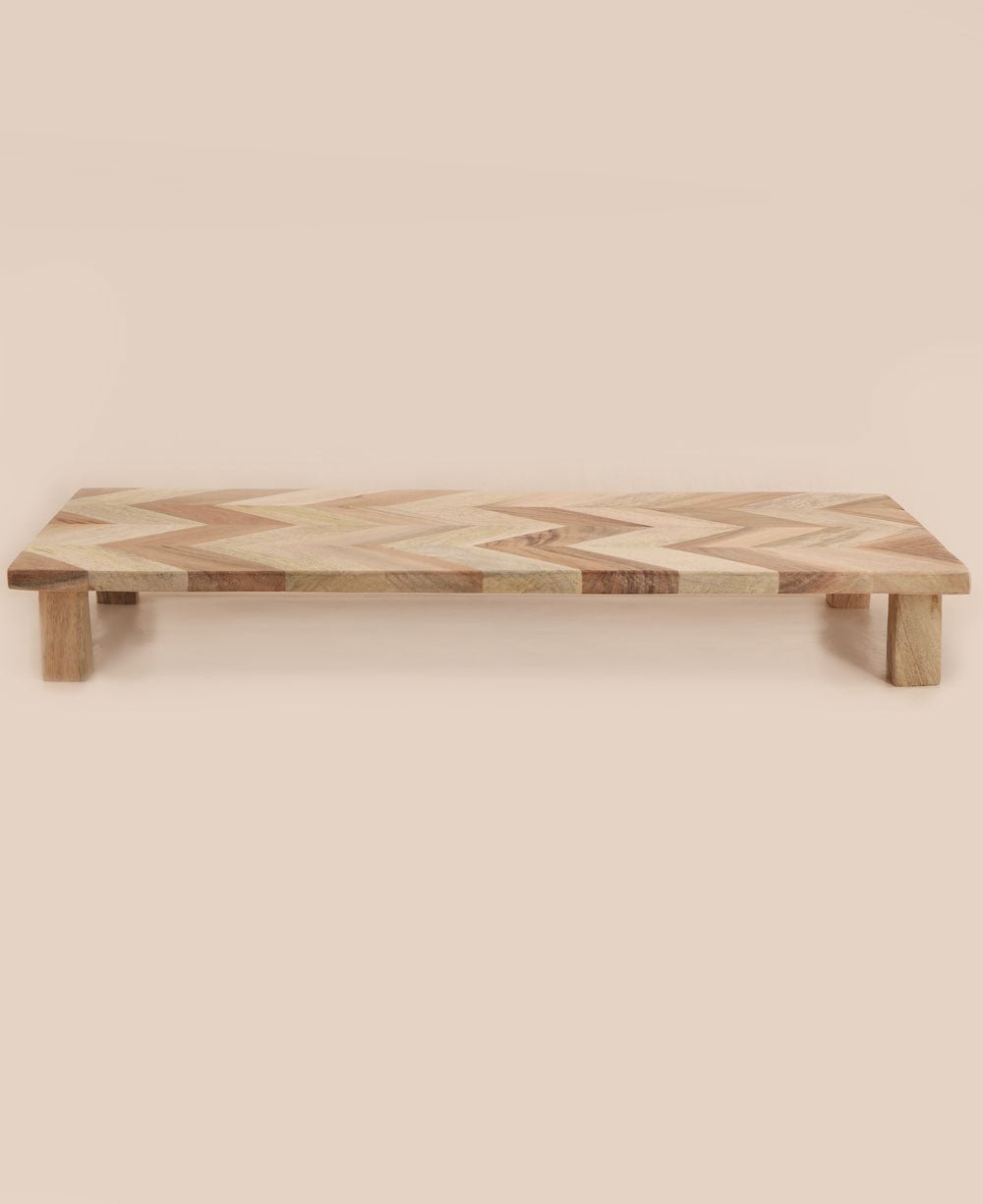 Mixed Wood Mosaic Pedestal Riser、mySite、topwebapps