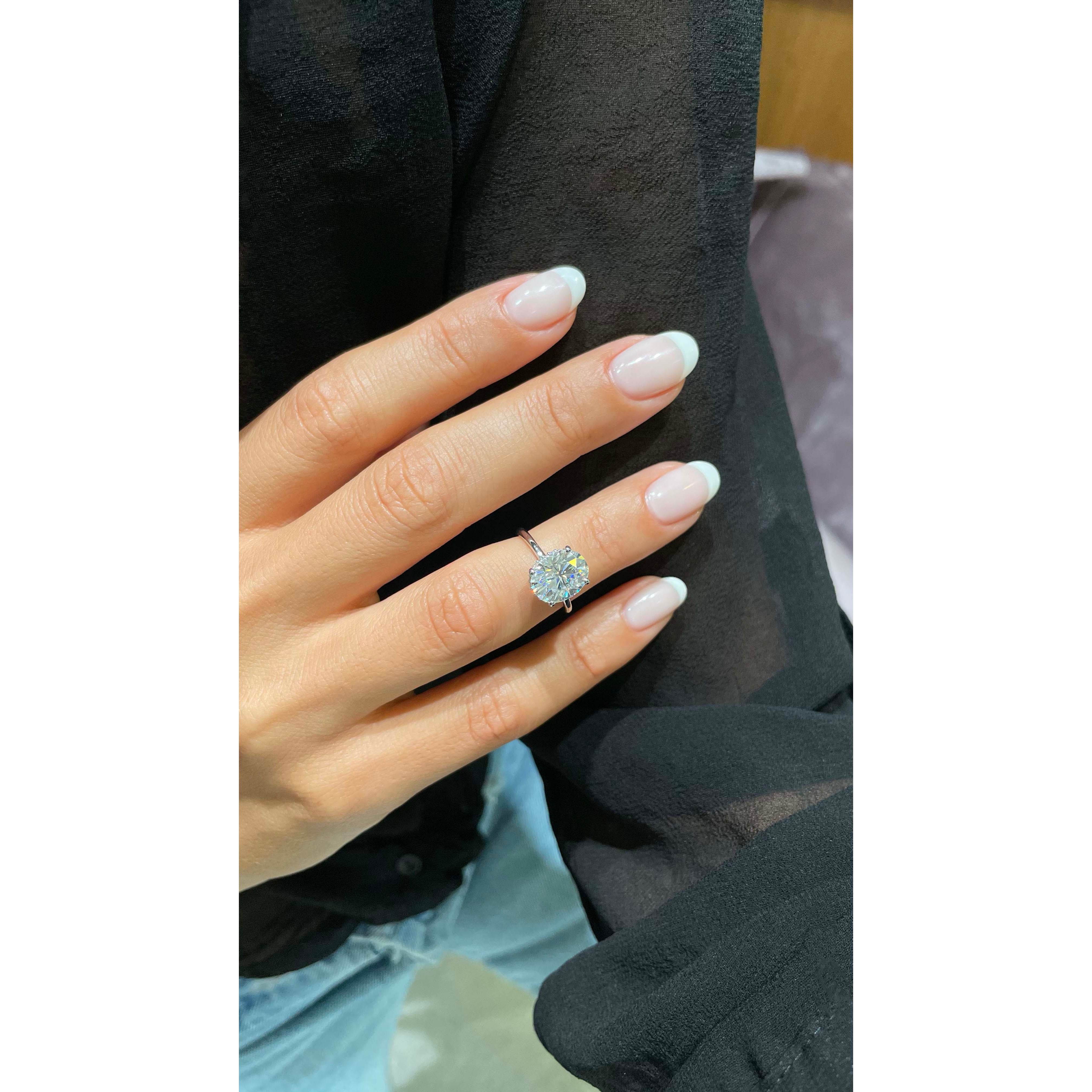 Willow Moissanite & Diamond Ring -Platinum、mySite、hinf8tx79