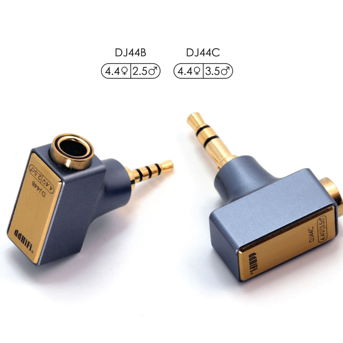  ddHiFi - DJ44C Mark II 4.4mm Balanced Female to 3.5mm Male Adapter、mySite、merchandisen