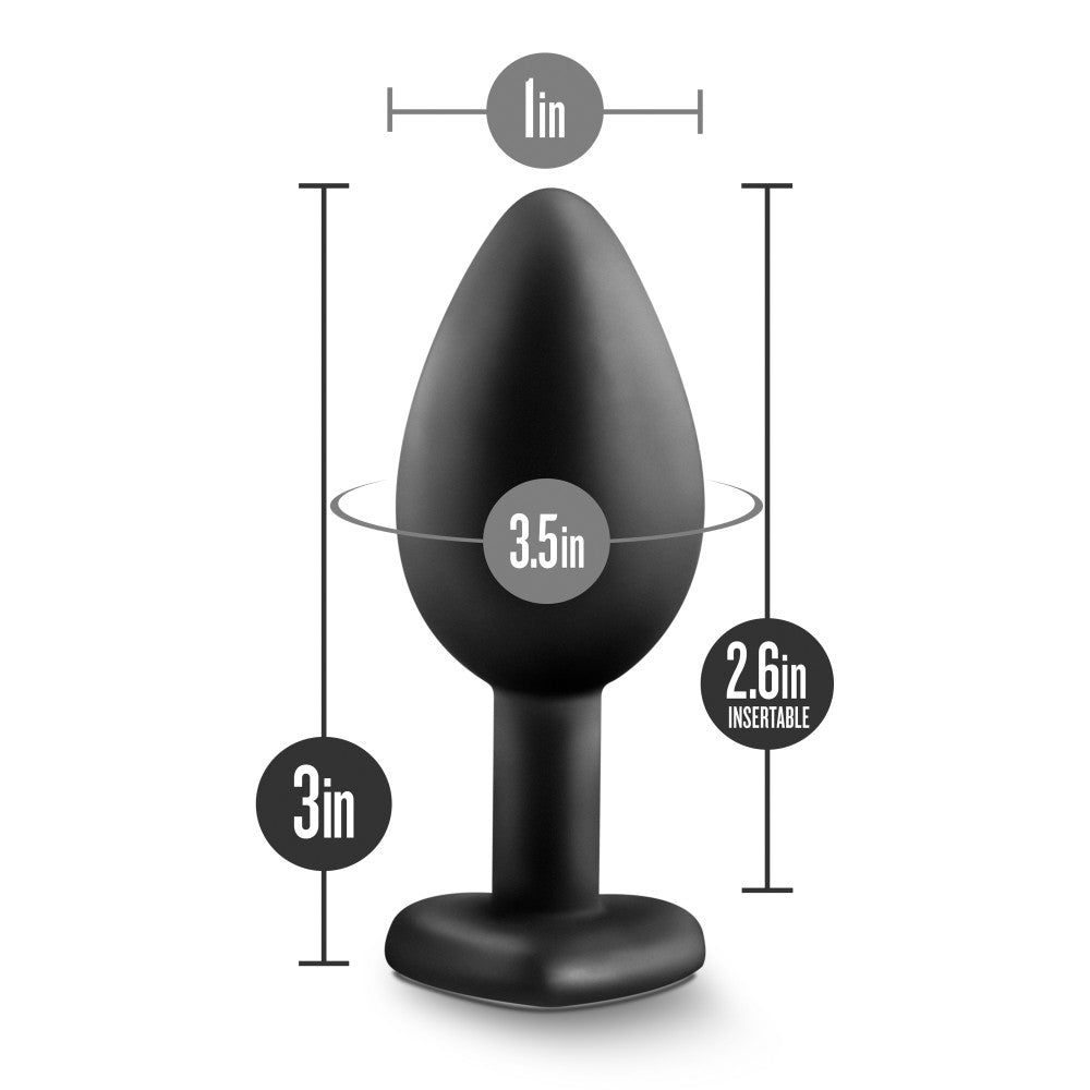 Temptasia By Blush® | Bling Black 3-Inch Anal Plug、mySite、bottomscart
