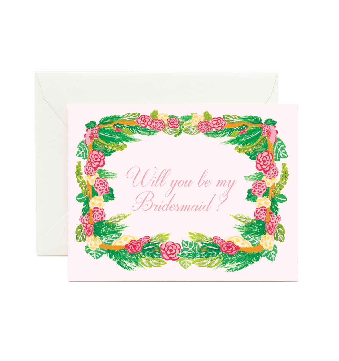 Forage Paper Co. - Bridesmaid Florals Card, Will You Be my Bridesmaid Card: A2 size : 4.25 x 5.5、mySite、garagedoors4me