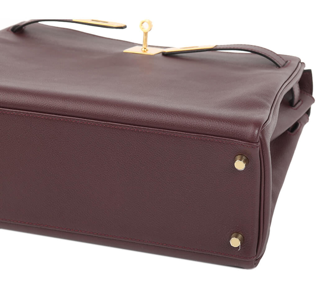 Hermès Prune Kelly 32cm Bag GHW、mySite、garminoutage.com