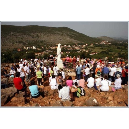 MEDJUGORJE - Chaplet - Bracelet from Apparation hill stones directly from MEDUGORJE. - White thread、mySite、topwebapps