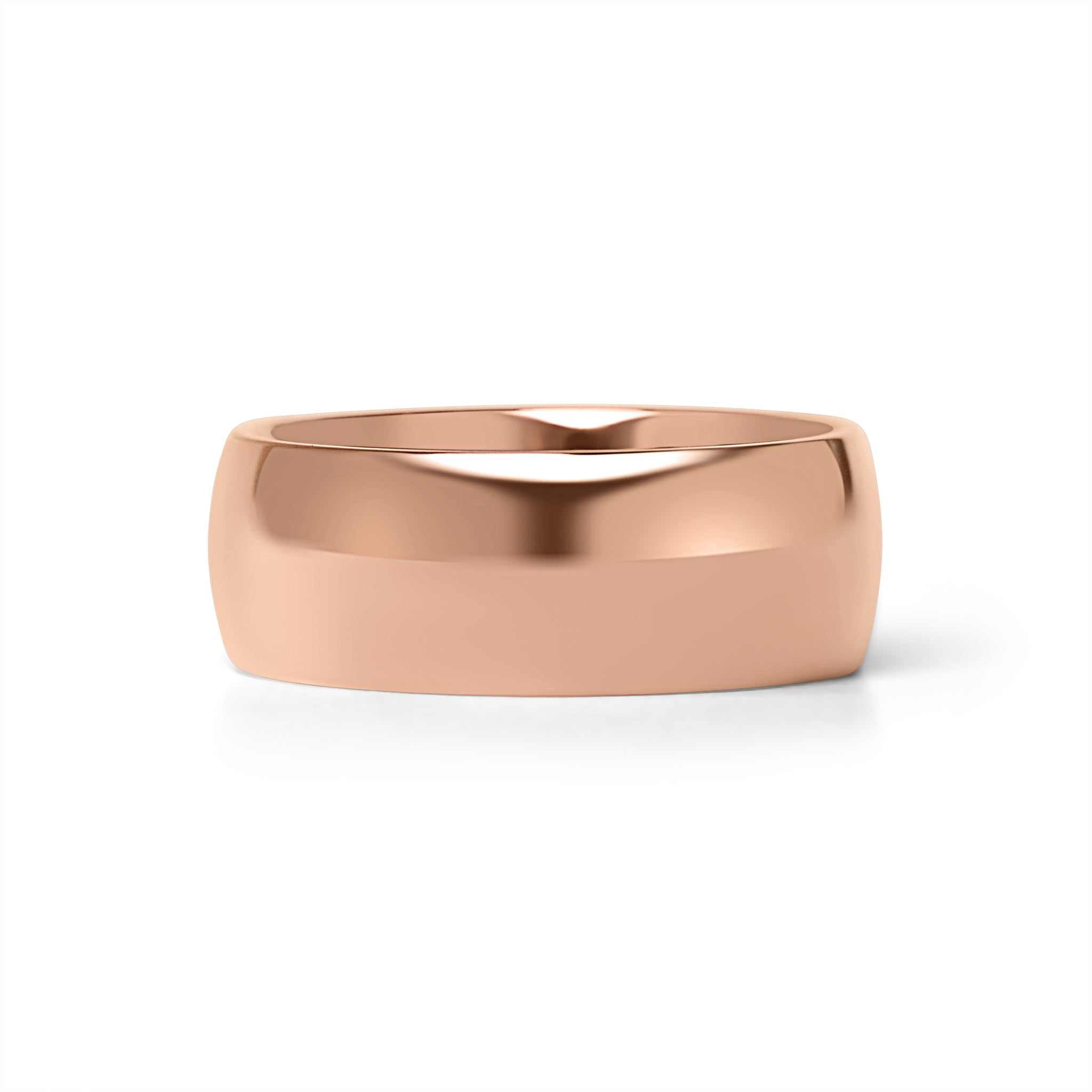 Chocolate Rounded Stainless Steel Blank Ring / CFR7007、mySite、dreamappss