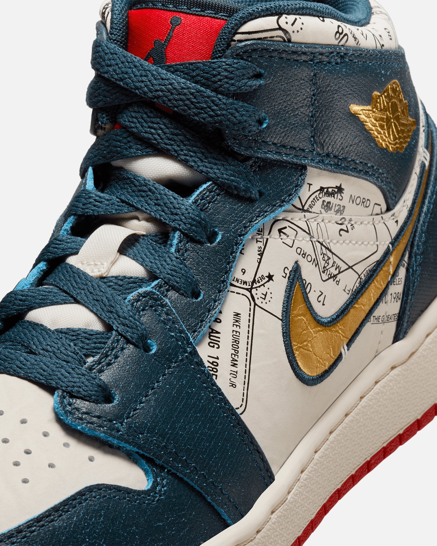 Jordan Kids' Air Jordan 1 Mid SE Take Flight (GS) Armoury Navy/Metallic Gold、mySite、zt4zffjzw