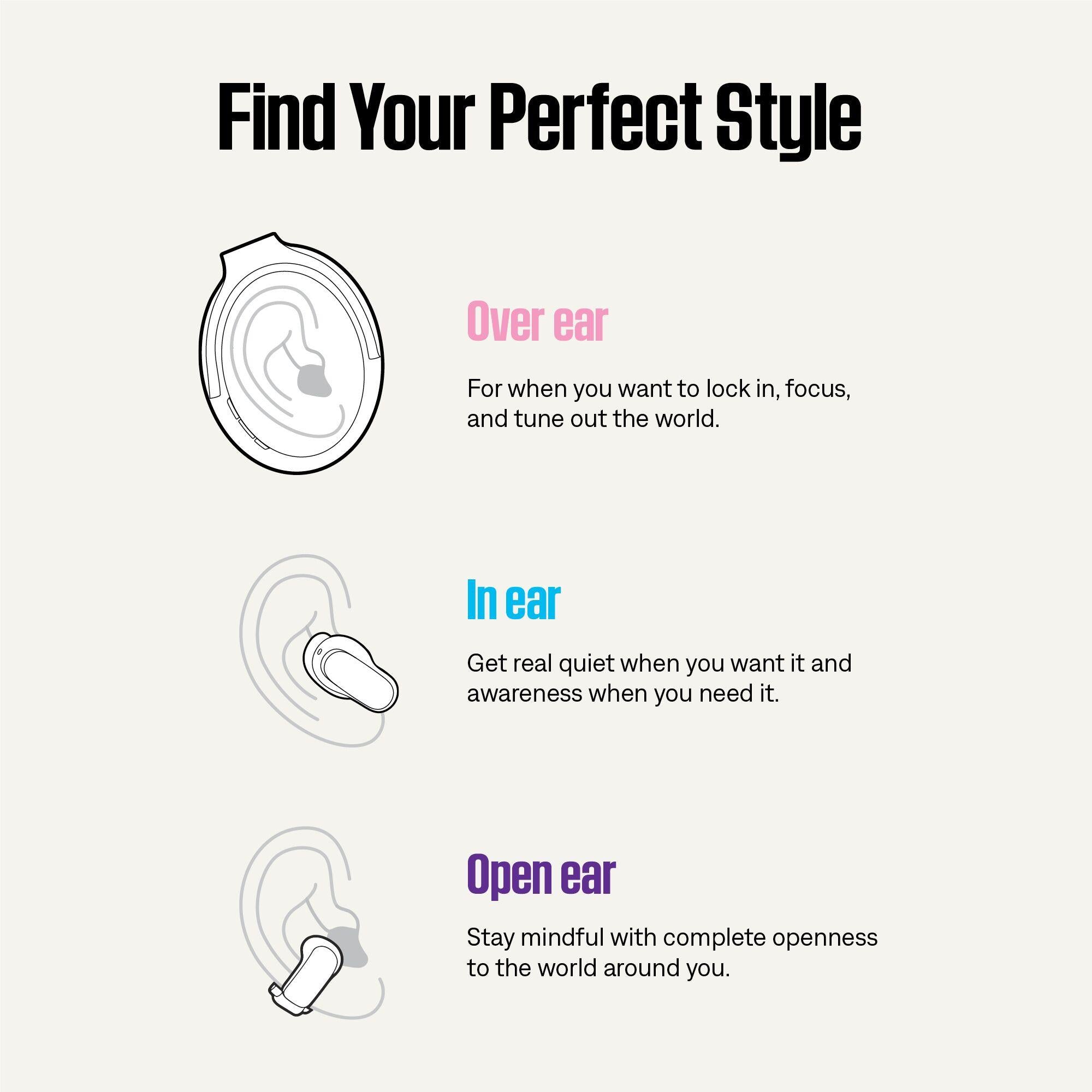 Bose Ultra Open Earbuds (Lunar Blue)、mySite、camillekostekn