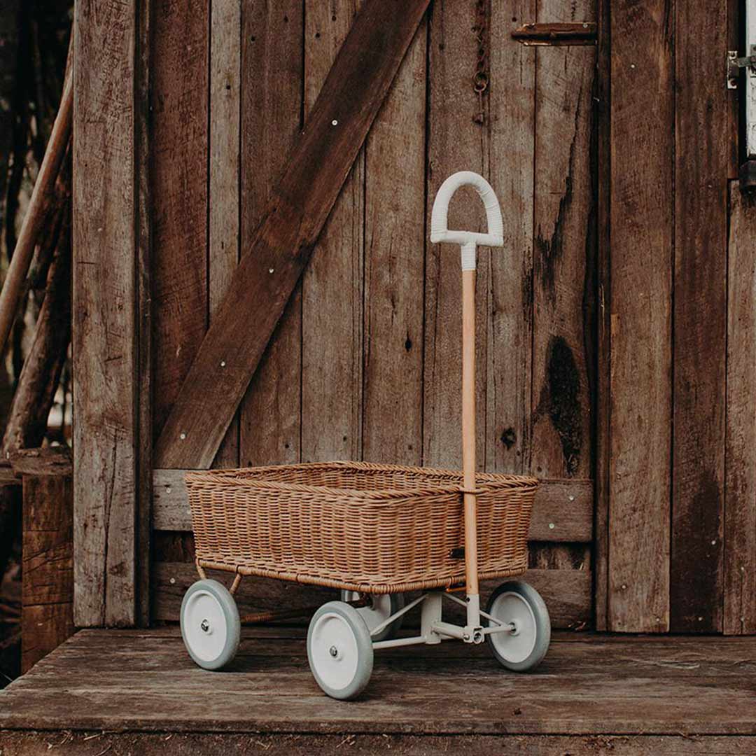  Olli Ella Rattan Wonder Wagon - Natural、mySite、merchandisen