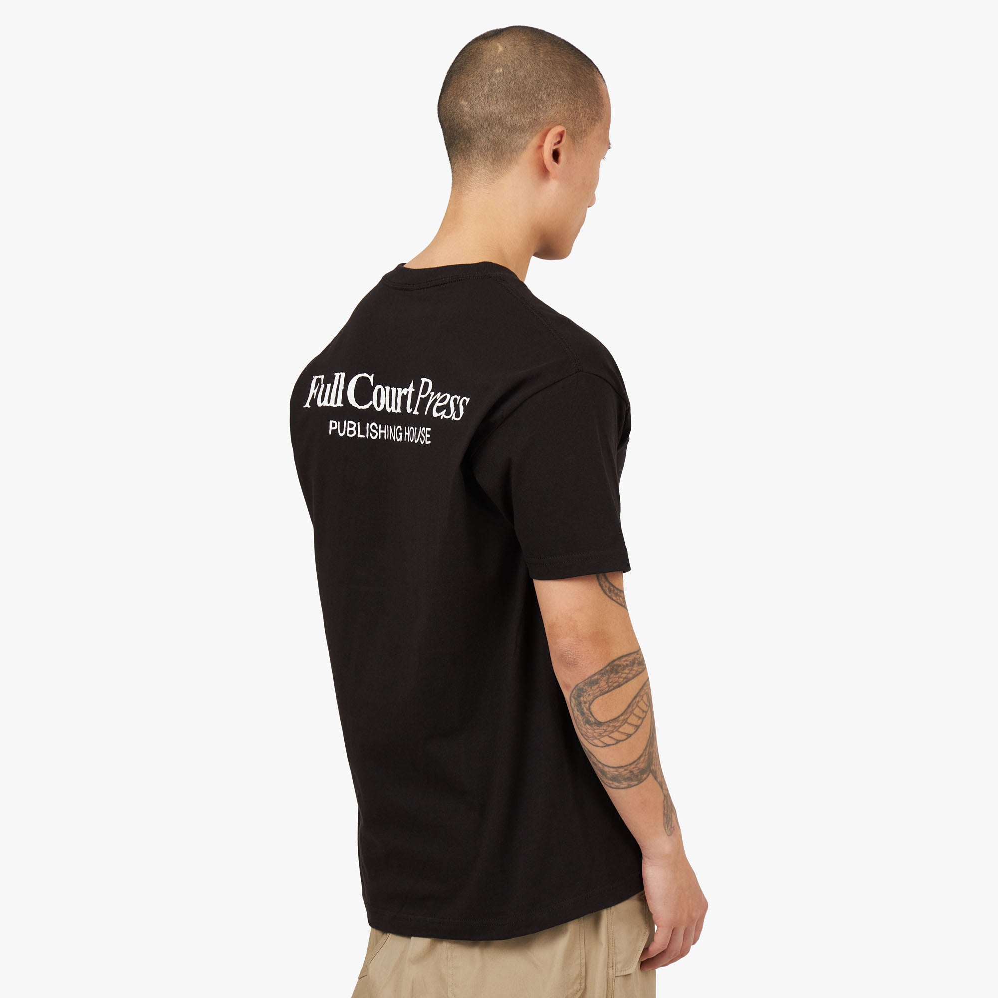  Full Court Press SP24 Logo T-Shirt / Black、mySite、merchandisen