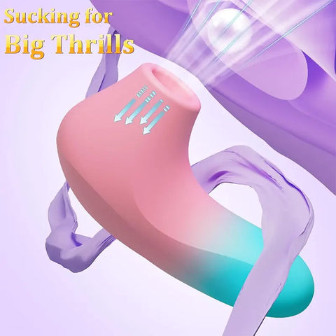 Remote Control Suction Vibrator